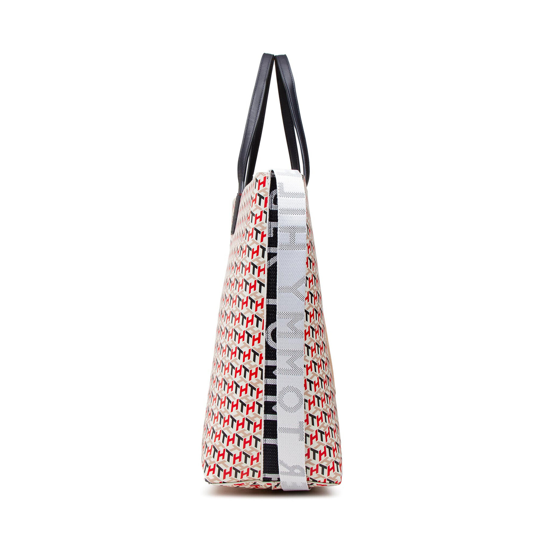 Tommy Hilfiger Дамска чанта Iconic Tommy Tote Mono Corp AW0AW11327 Цветен - Pepit.bg