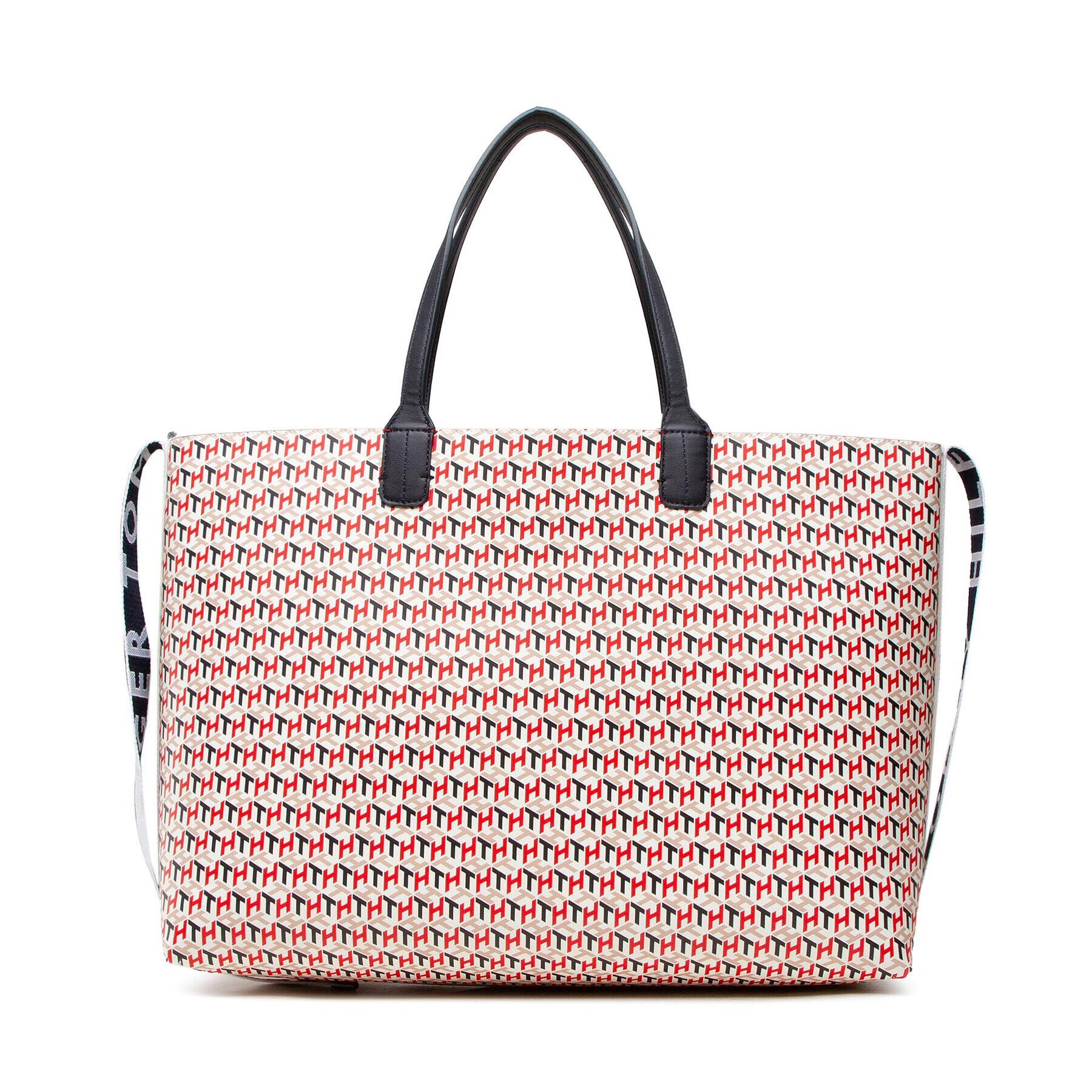 Tommy Hilfiger Дамска чанта Iconic Tommy Tote Mono Corp AW0AW11327 Цветен - Pepit.bg