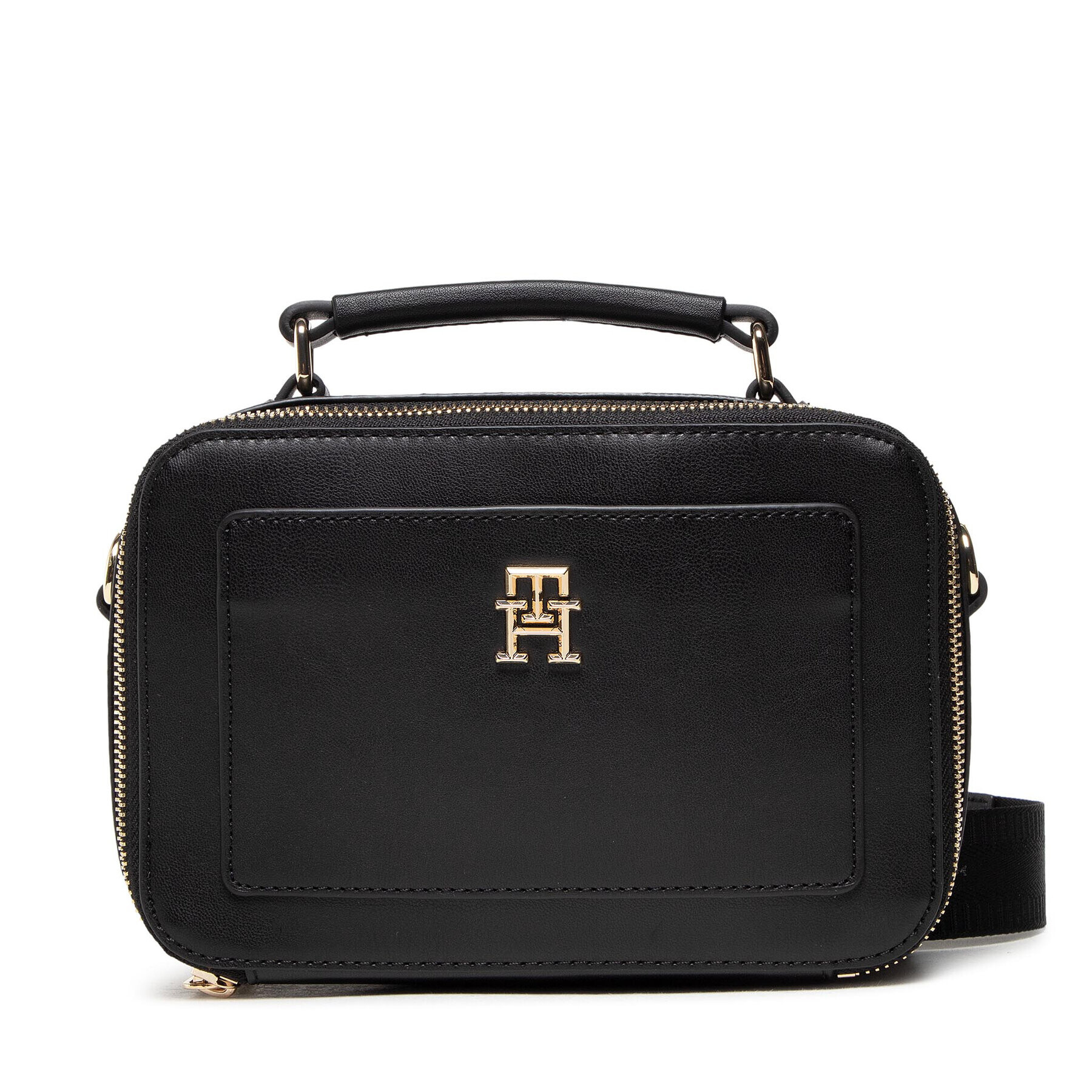 Tommy Hilfiger Дамска чанта Iconic Tommy Trunk AW0AW13141 Черен - Pepit.bg