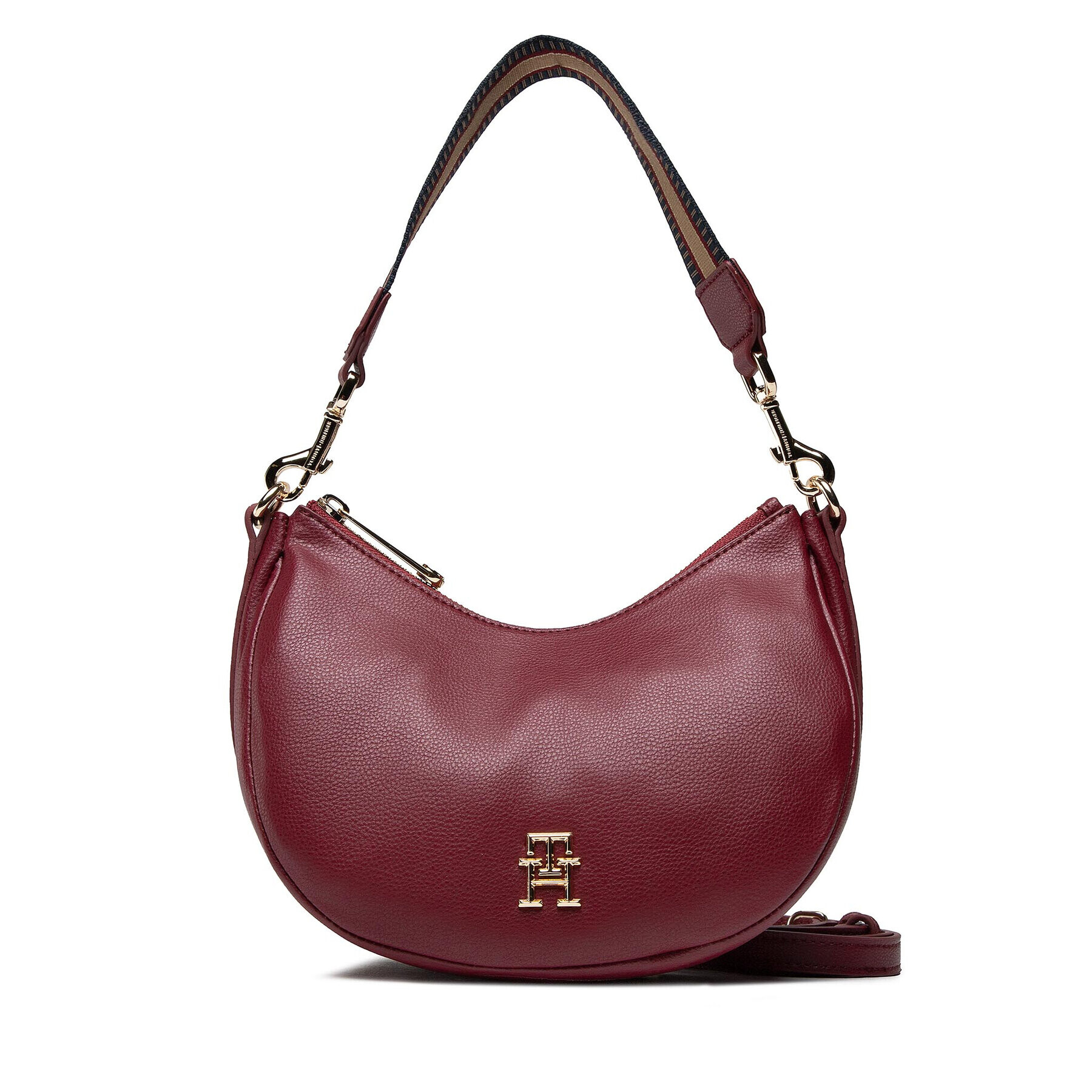 Tommy Hilfiger Дамска чанта Life Shoulder Bag AW0AW13135 Бордо - Pepit.bg