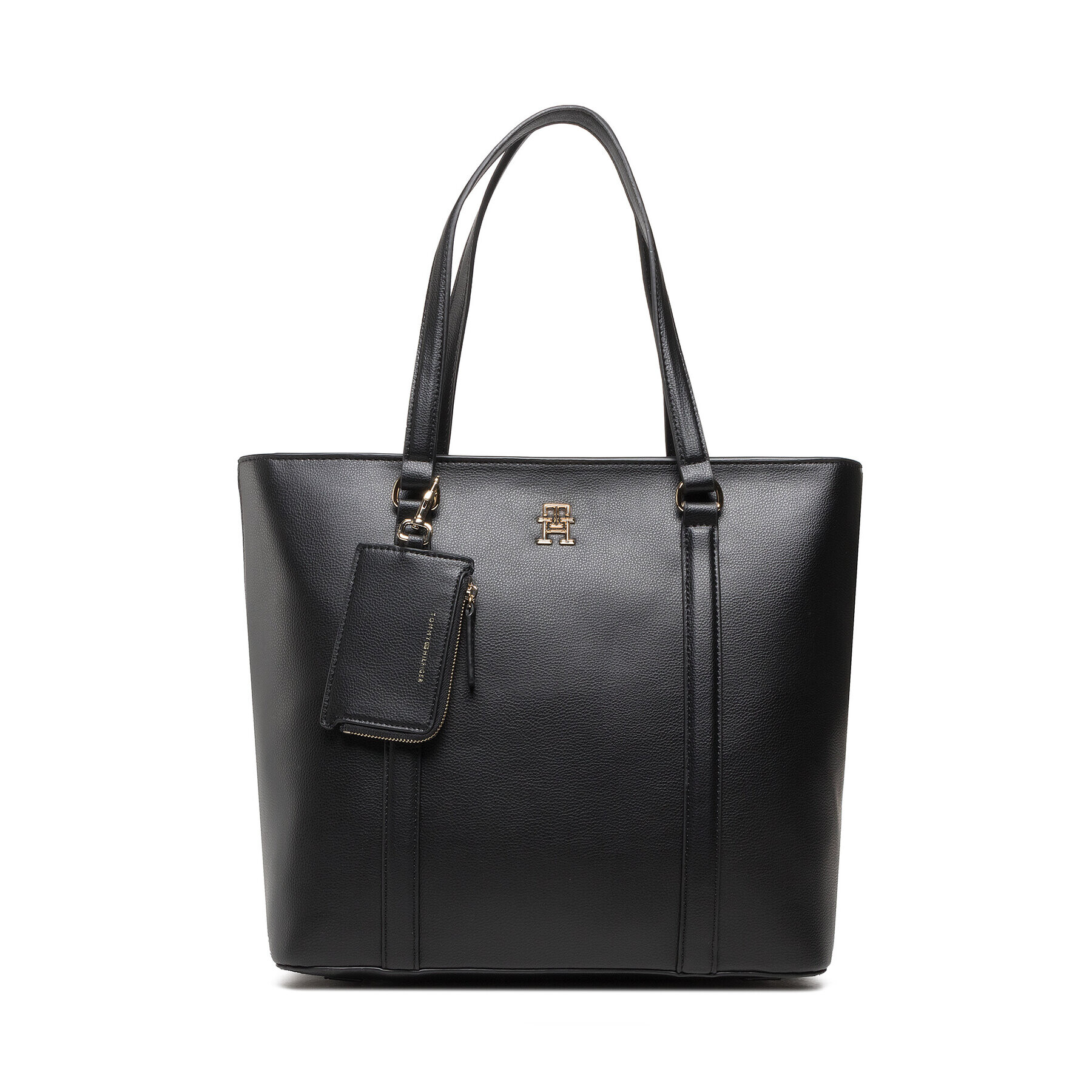 Tommy Hilfiger Дамска чанта Life Soft Tote AW0AW13138 Черен - Pepit.bg