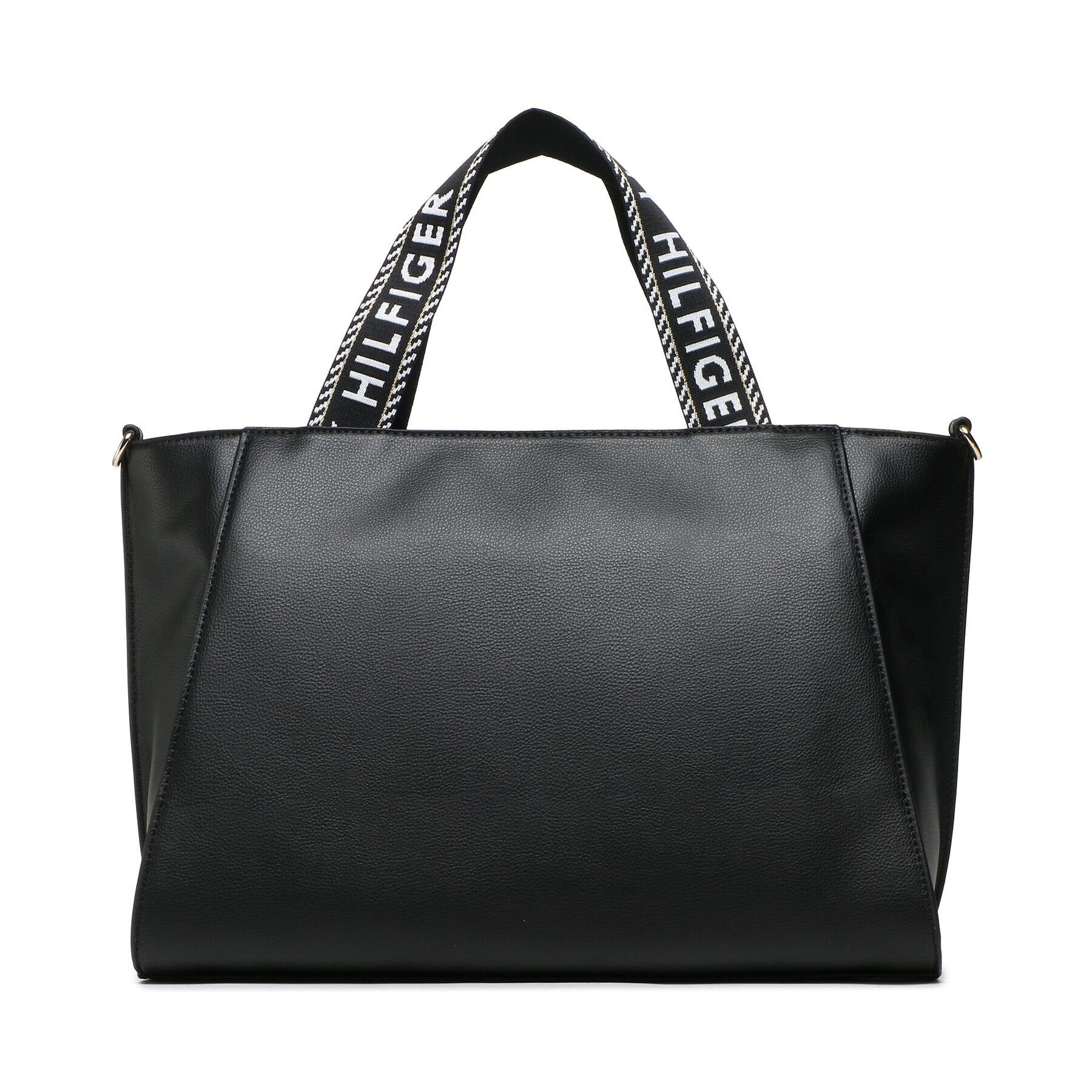 Tommy Hilfiger Дамска чанта Life Tote AW0AW14469 Черен - Pepit.bg