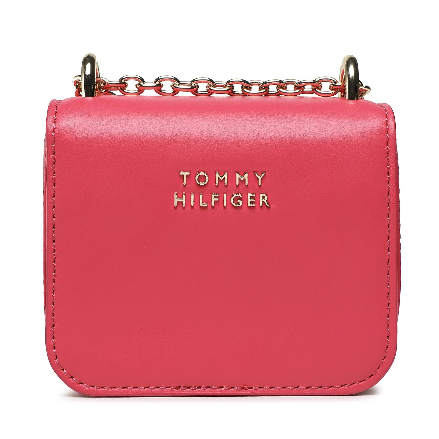 Tommy Hilfiger Дамска чанта Micro Turnlock AW0AW14205 Розов - Pepit.bg