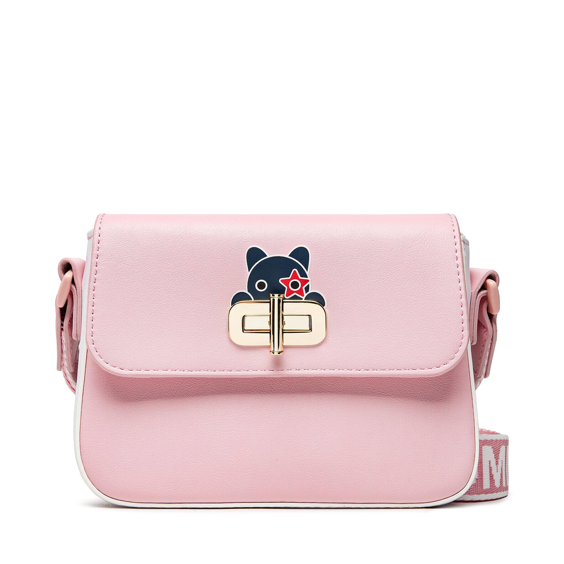 Tommy Hilfiger Дамска чанта Mini Me Turnlock Mascot AW0AW12153 Розов - Pepit.bg