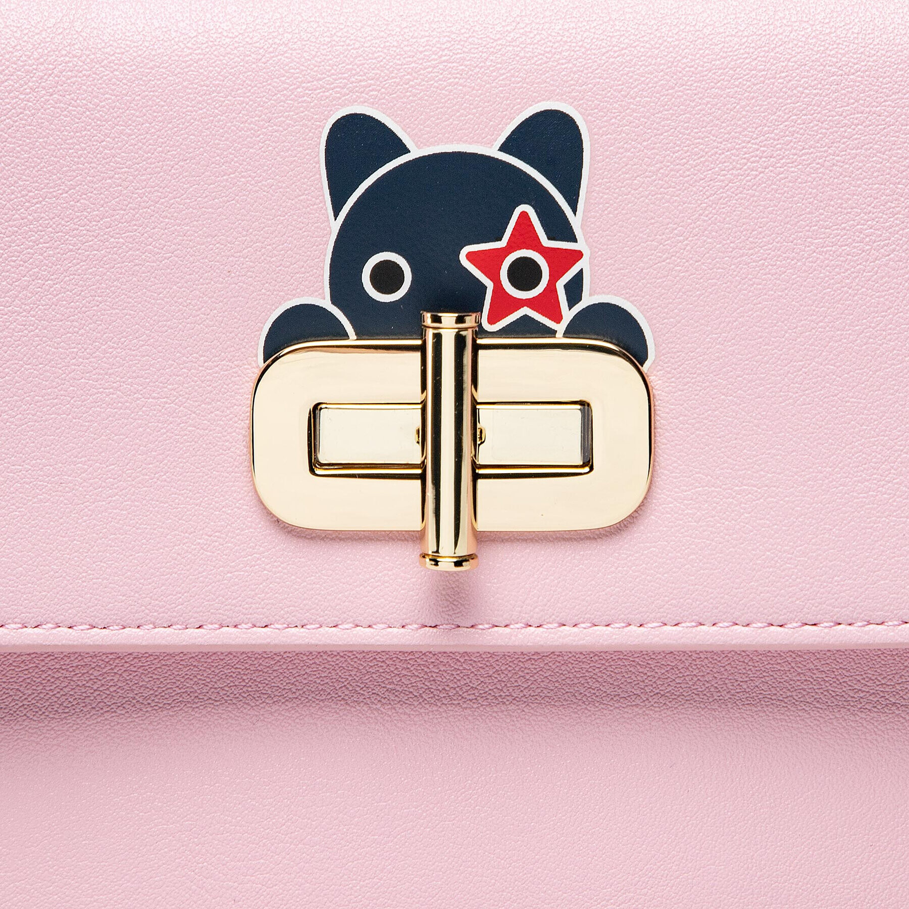 Tommy Hilfiger Дамска чанта Mini Me Turnlock Mascot AW0AW12153 Розов - Pepit.bg