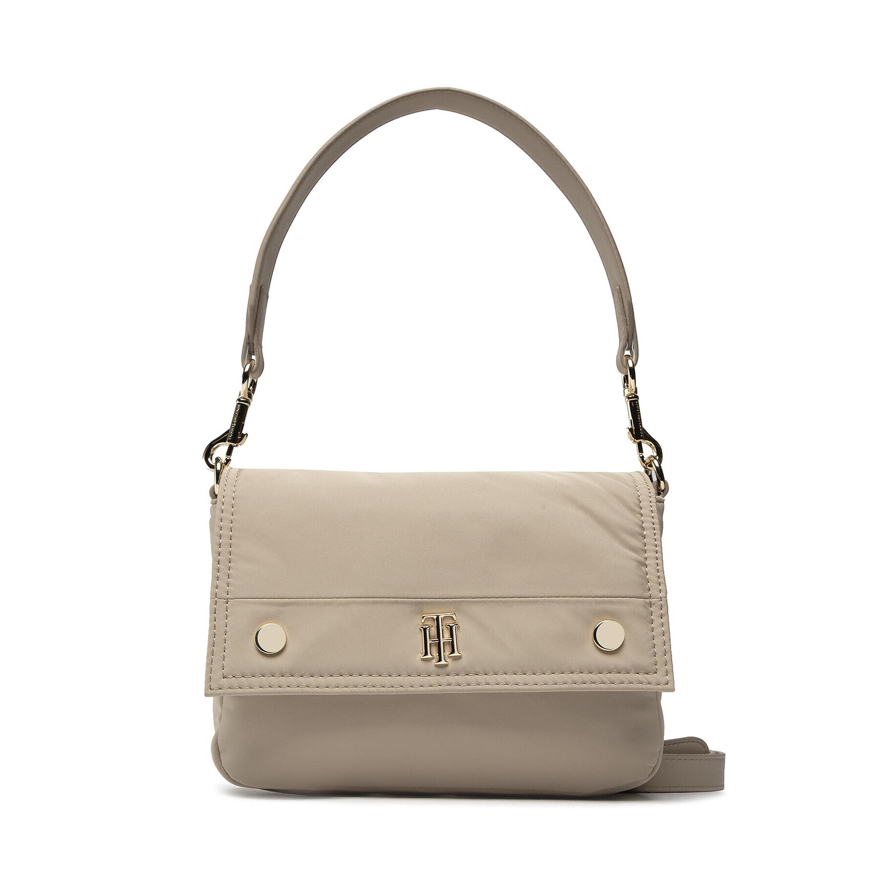 Tommy Hilfiger Дамска чанта My Tommy Shoulder Bag AW0AW12015 Бежов - Pepit.bg