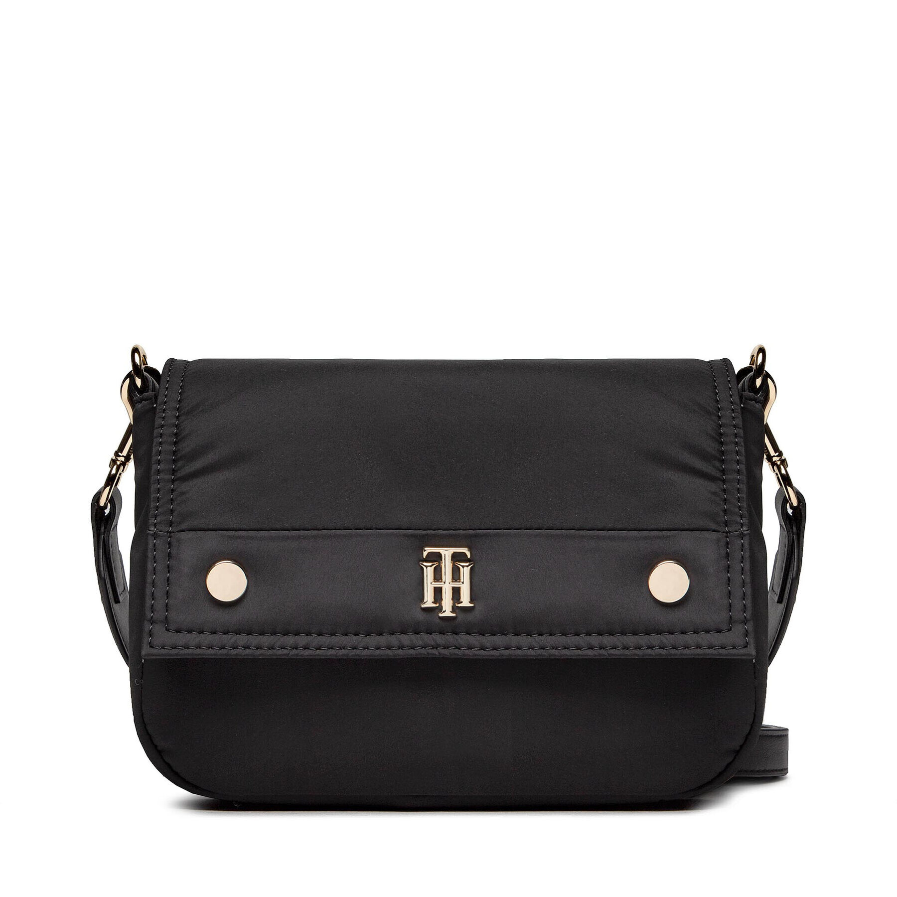 Tommy Hilfiger Дамска чанта My Tommy Shoulder Bag AW0AW12015 Черен - Pepit.bg