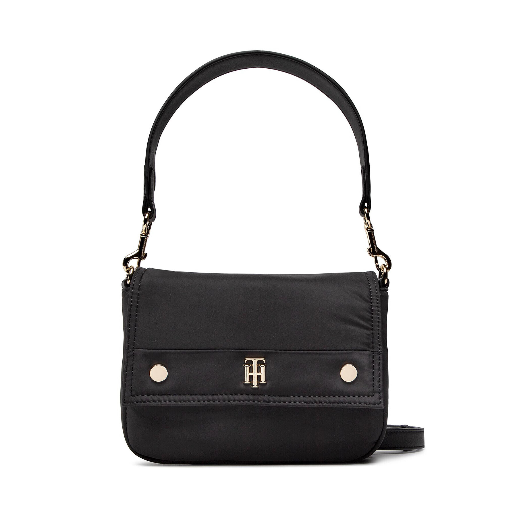 Tommy Hilfiger Дамска чанта My Tommy Shoulder Bag AW0AW12015 Черен - Pepit.bg