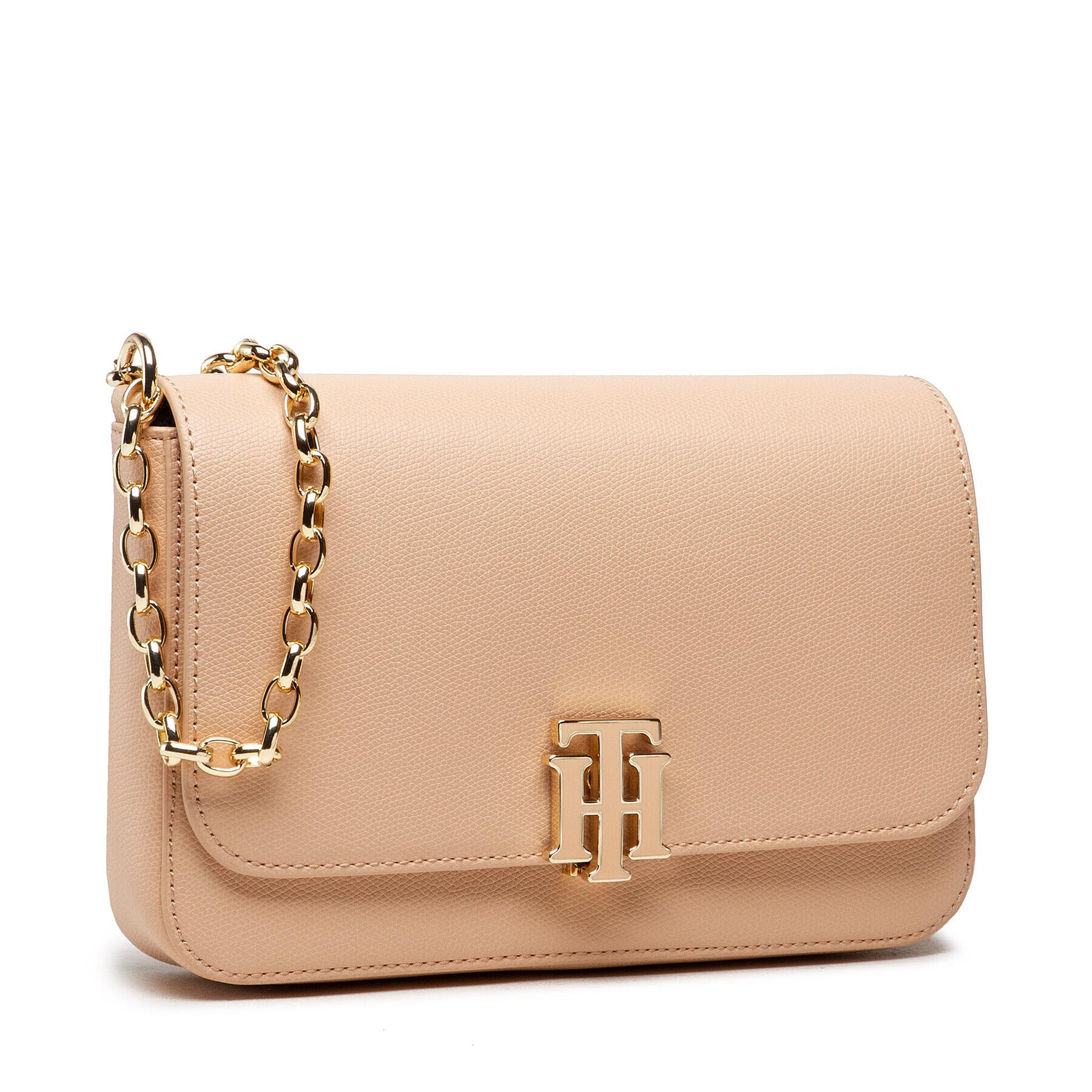 Tommy Hilfiger Дамска чанта Outline Clutch AW0AW11550 Бежов - Pepit.bg