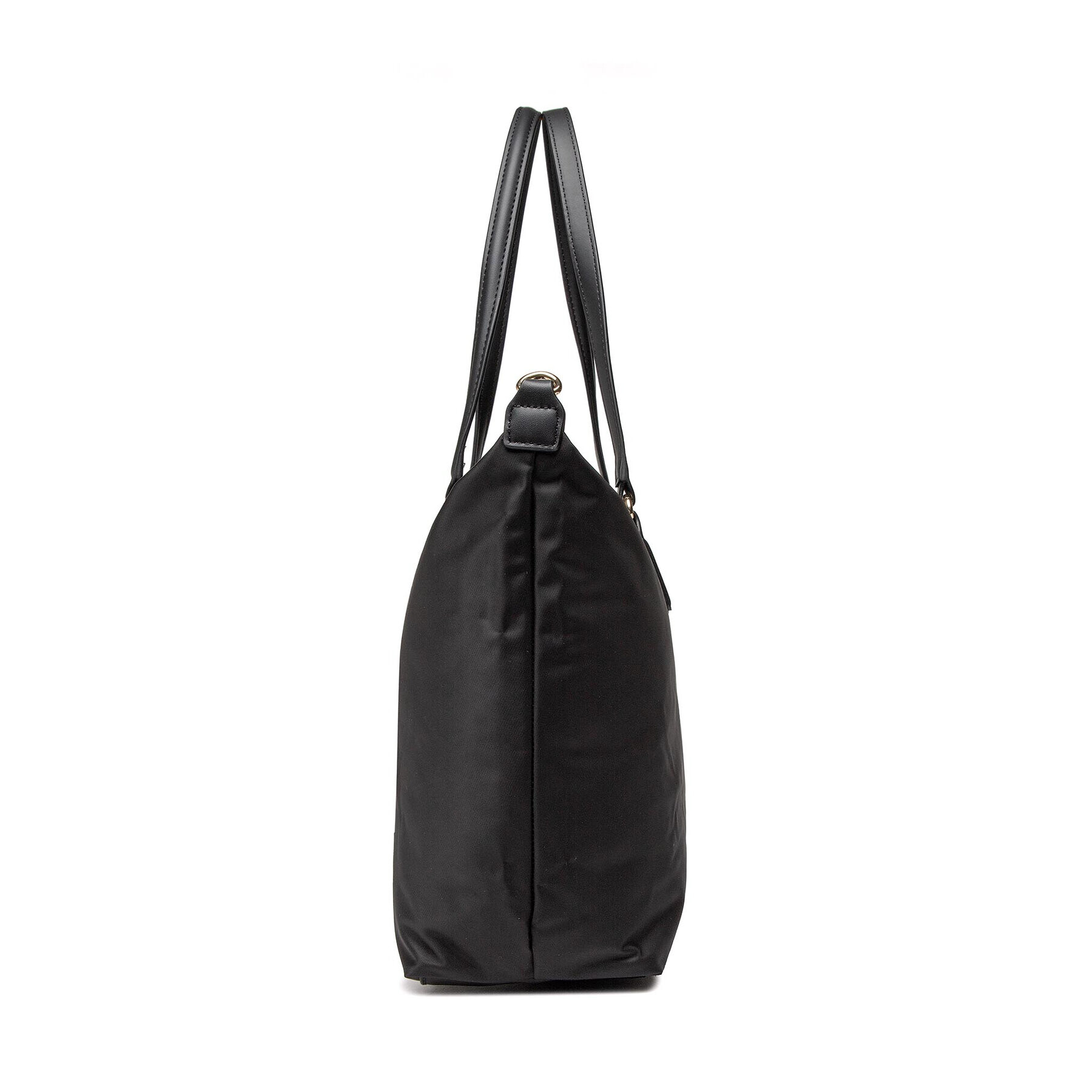 Tommy Hilfiger Дамска чанта Poppt Tote Aplique AW0AW13168 Черен - Pepit.bg