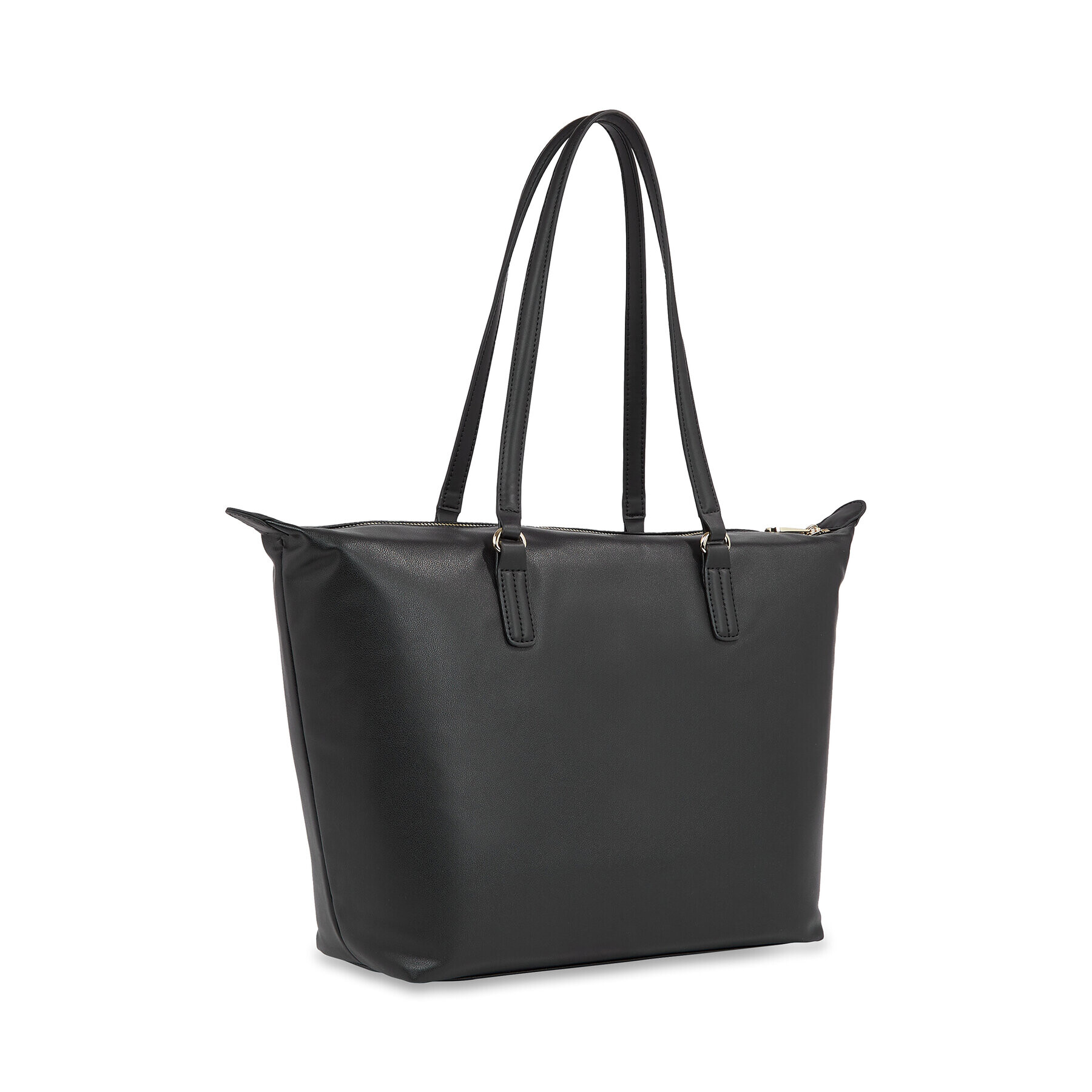 Tommy Hilfiger Дамска чанта Poppy Plus Tote AW0AW15856 Черен - Pepit.bg