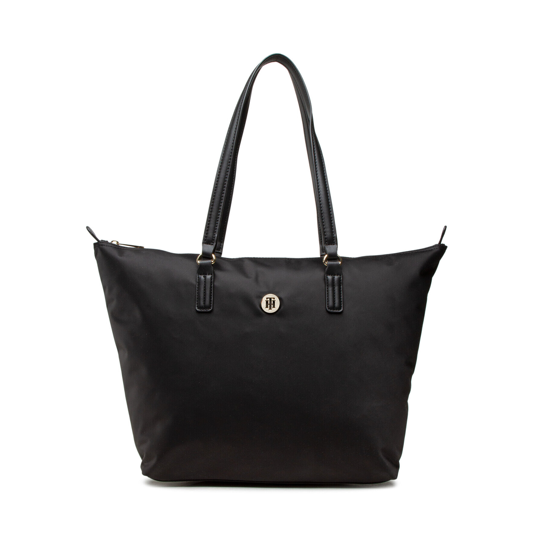 Tommy Hilfiger Дамска чанта Poppy St Tote AW0AW10261 Черен - Pepit.bg