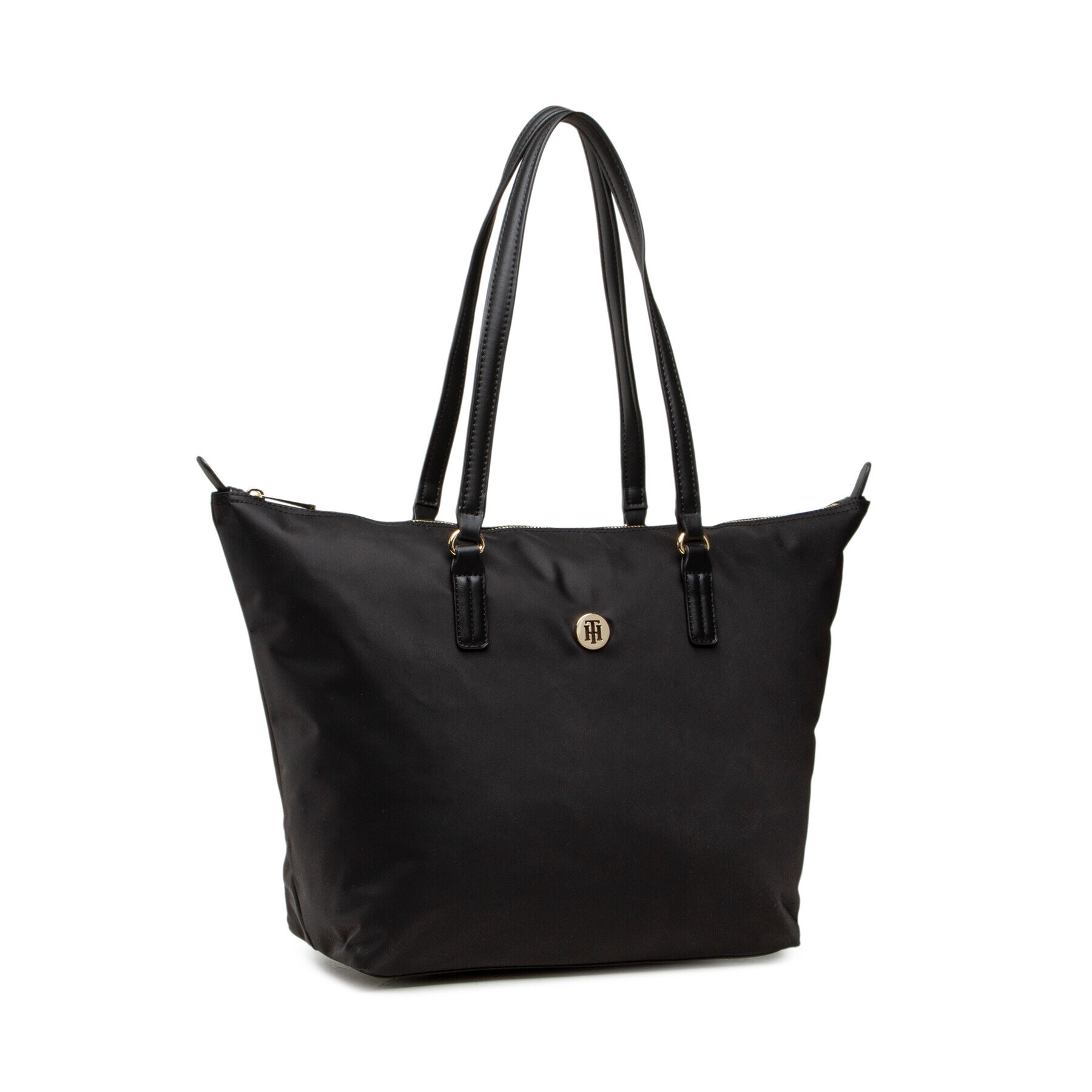 Tommy Hilfiger Дамска чанта Poppy St Tote AW0AW10261 Черен - Pepit.bg