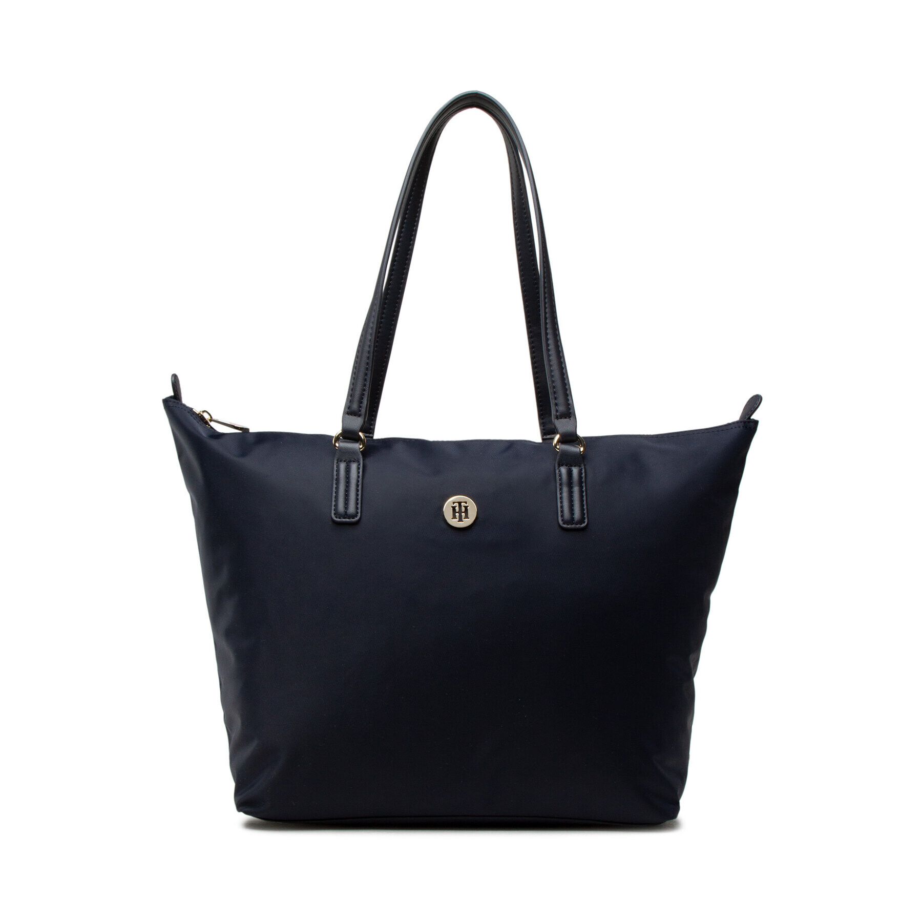 Tommy Hilfiger Дамска чанта Poppy St Tote AW0AW10261 Тъмносин - Pepit.bg