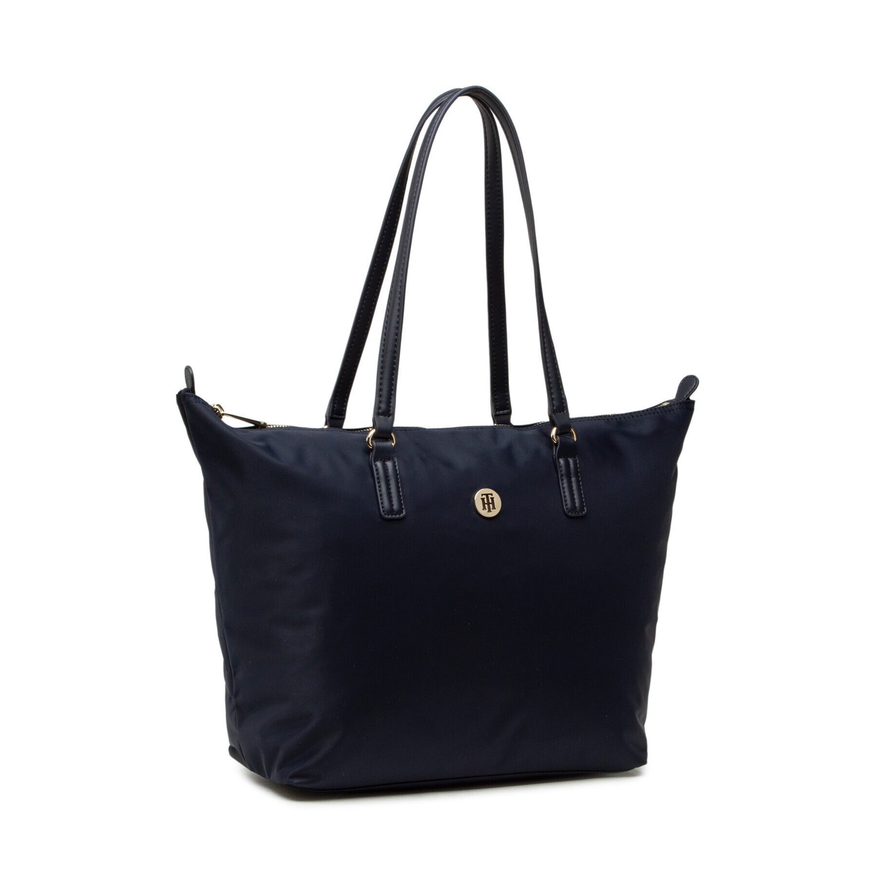 Tommy Hilfiger Дамска чанта Poppy St Tote AW0AW10261 Тъмносин - Pepit.bg