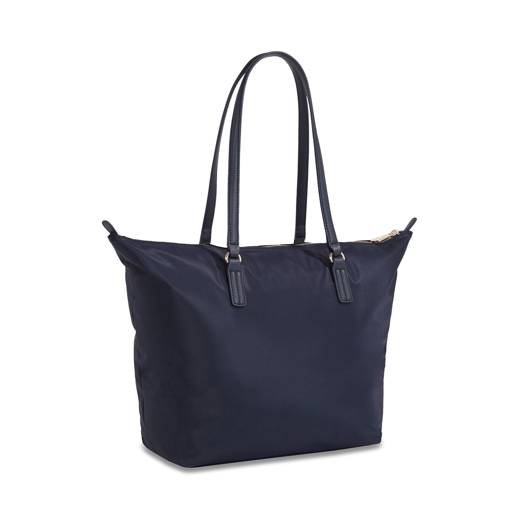 Tommy Hilfiger Дамска чанта Poppy Th Tote AW0AW15639 Тъмносин - Pepit.bg