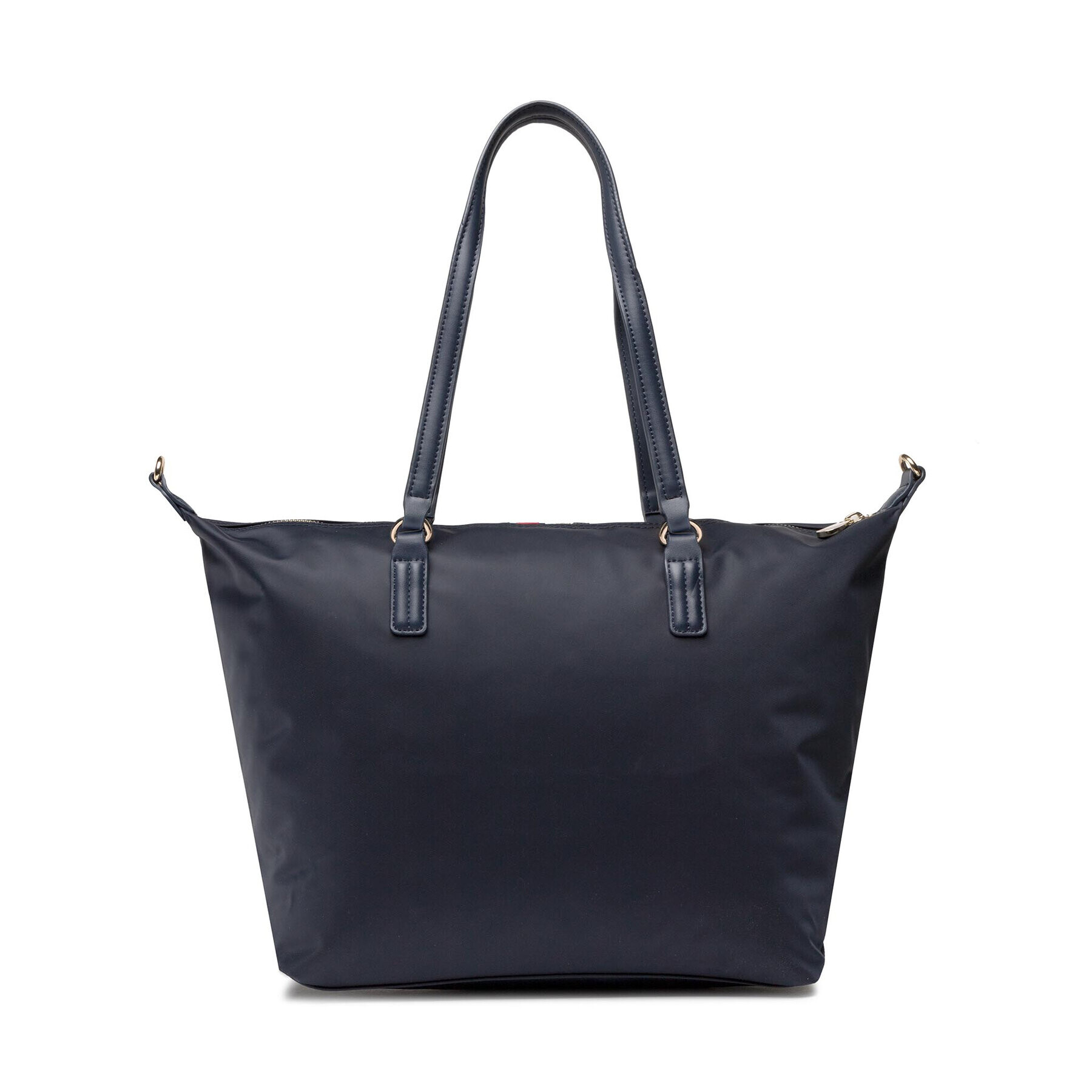 Tommy Hilfiger Дамска чанта Poppy Tote Corp AW0AW13176 Тъмносин - Pepit.bg