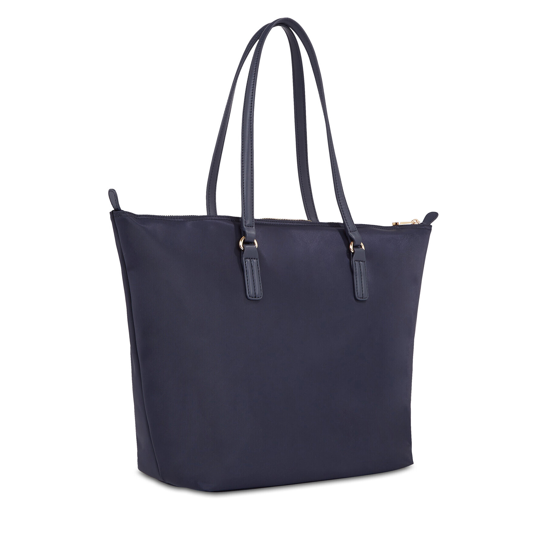 Tommy Hilfiger Дамска чанта Poppy Tote Corp AW0AW15896 Тъмносин - Pepit.bg