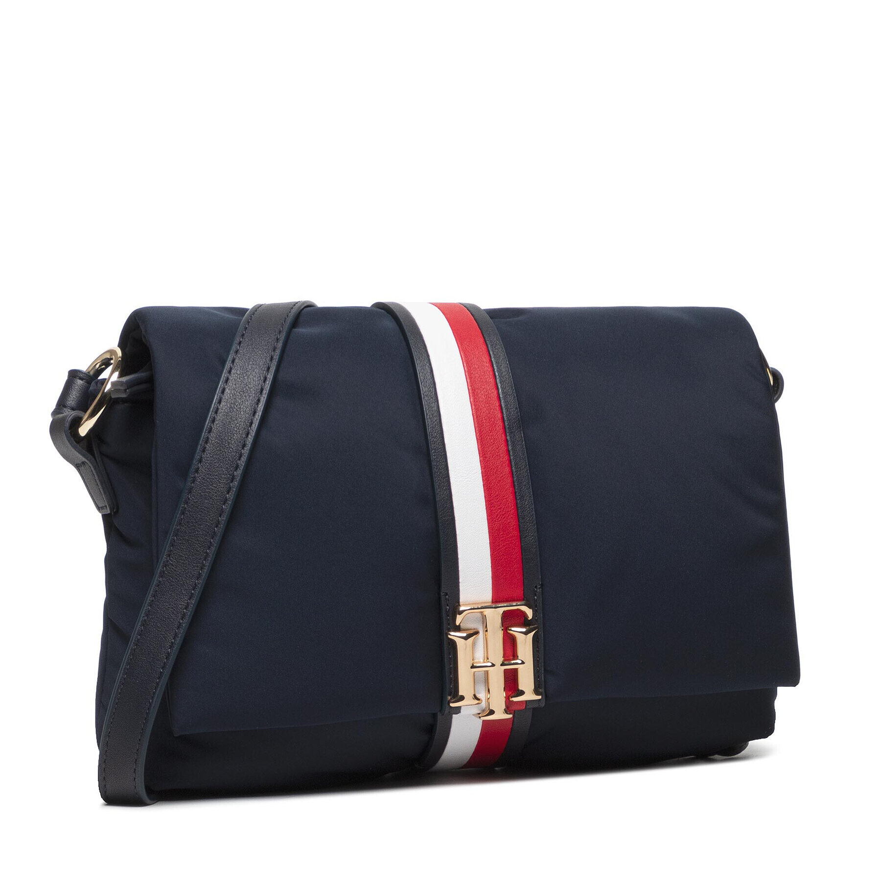 Tommy Hilfiger Дамска чанта Relaxed Th Crossover Corp AW0AW10922 Тъмносин - Pepit.bg