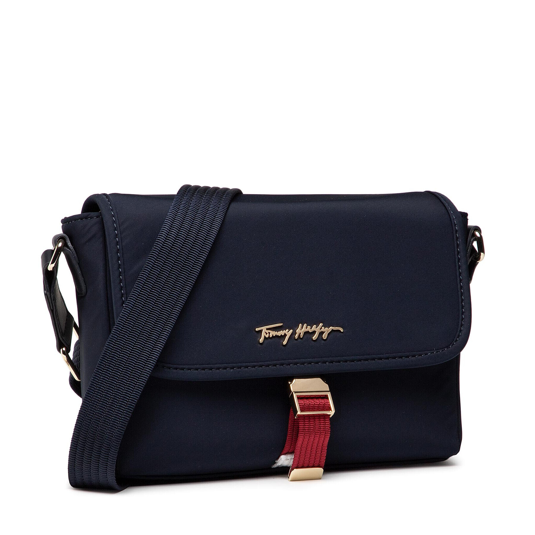 Tommy Hilfiger Дамска чанта Relaxed Tommy Crossover Corap AW0AW10760 Тъмносин - Pepit.bg