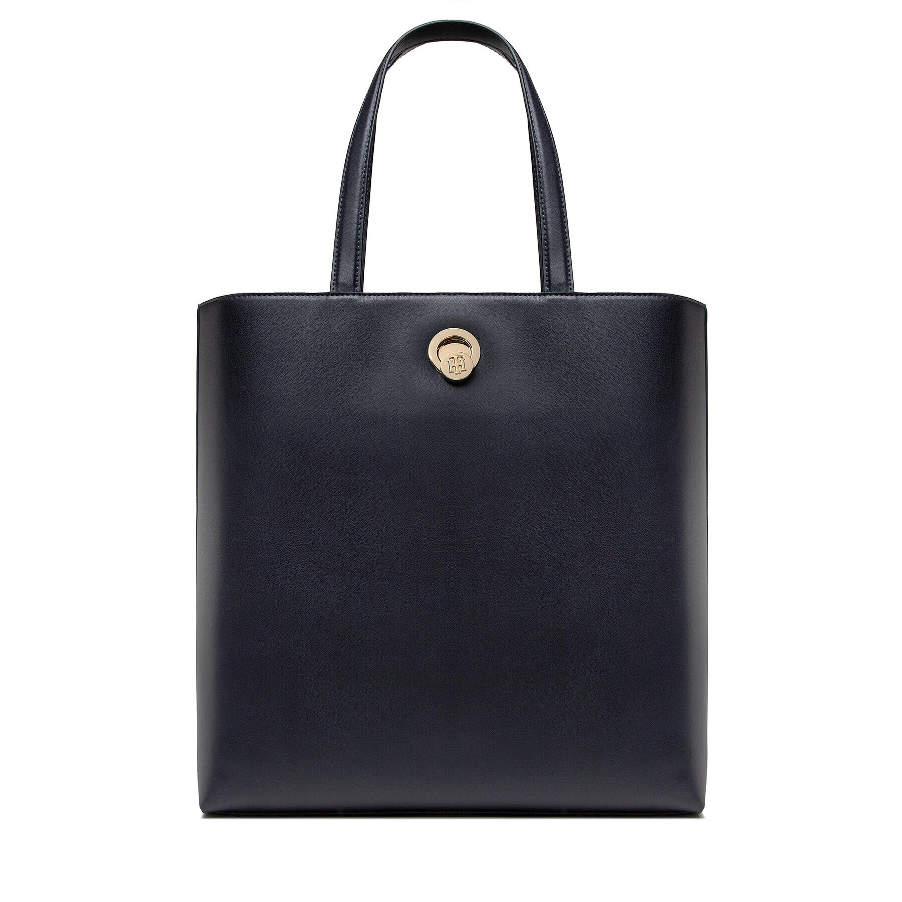 Tommy Hilfiger Дамска чанта Th Chic Tote AW0AW13166 Тъмносин - Pepit.bg