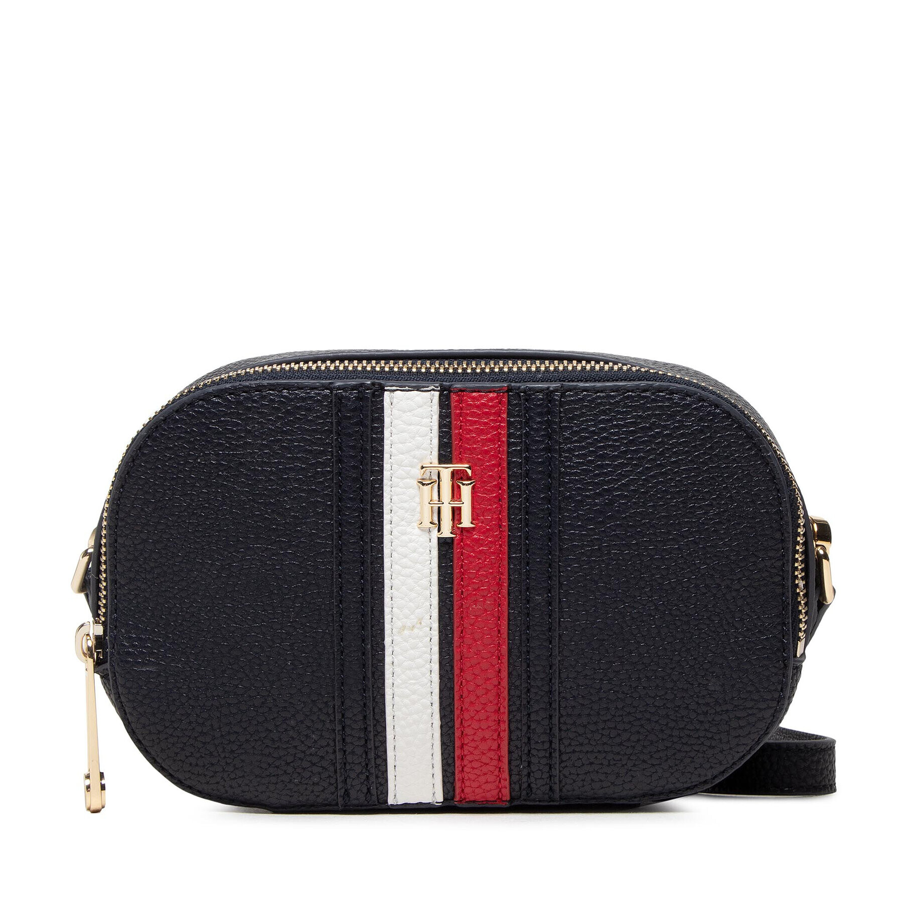 Tommy Hilfiger Дамска чанта Th Element Camera Bag Corp AW0AW13178 Тъмносин - Pepit.bg