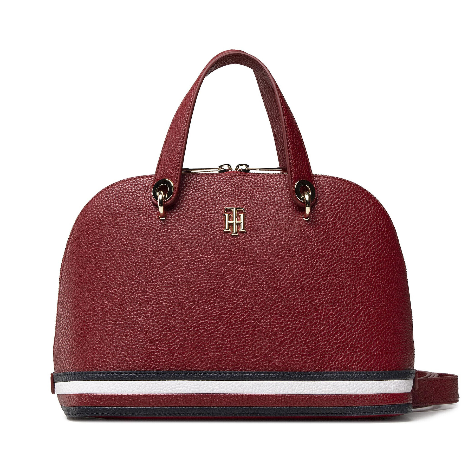 Tommy Hilfiger Дамска чанта Th Element Duffle Corp AW0AW10453 Червен - Pepit.bg