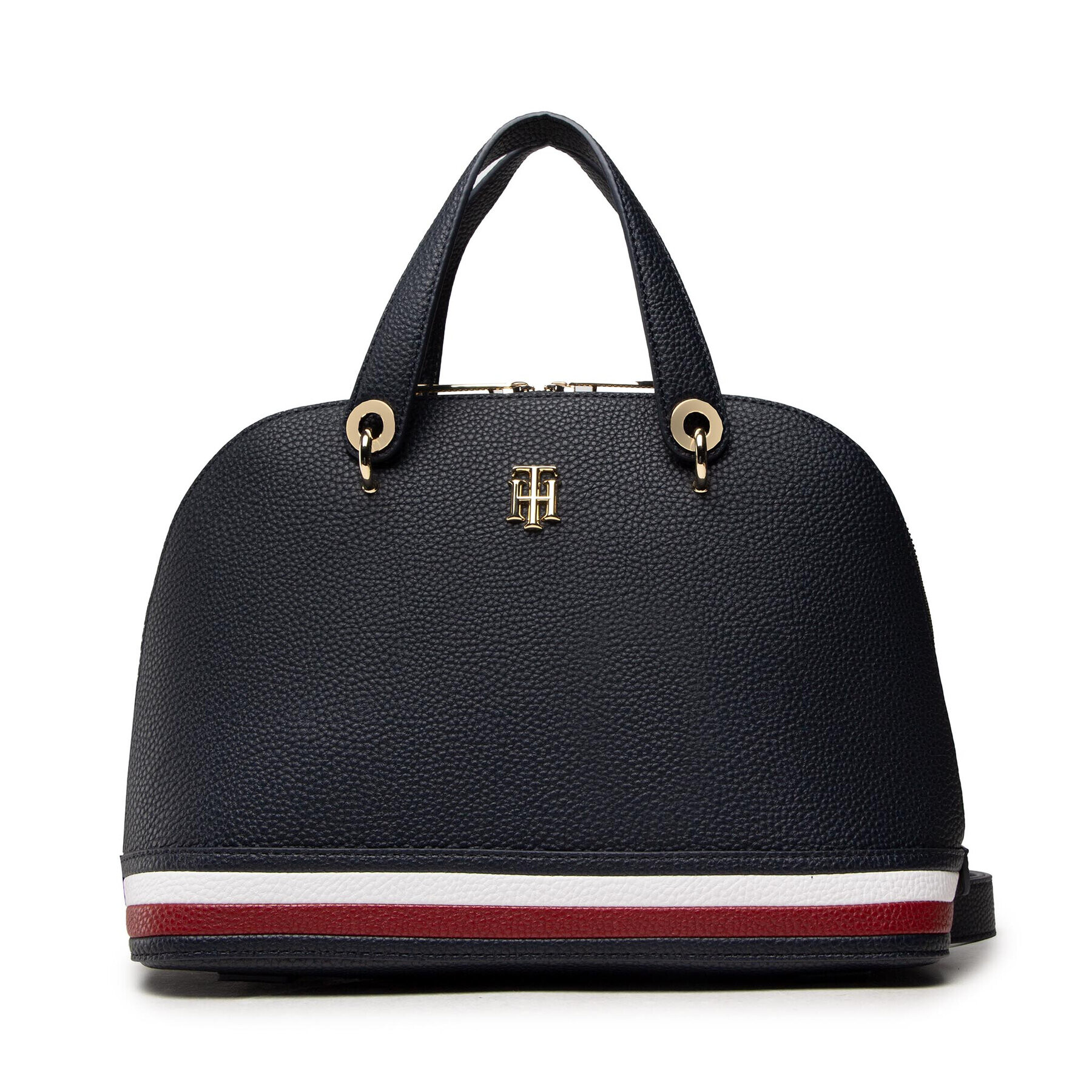 Tommy Hilfiger Дамска чанта Th Element Duffle Corp AW0AW10453 Тъмносин - Pepit.bg