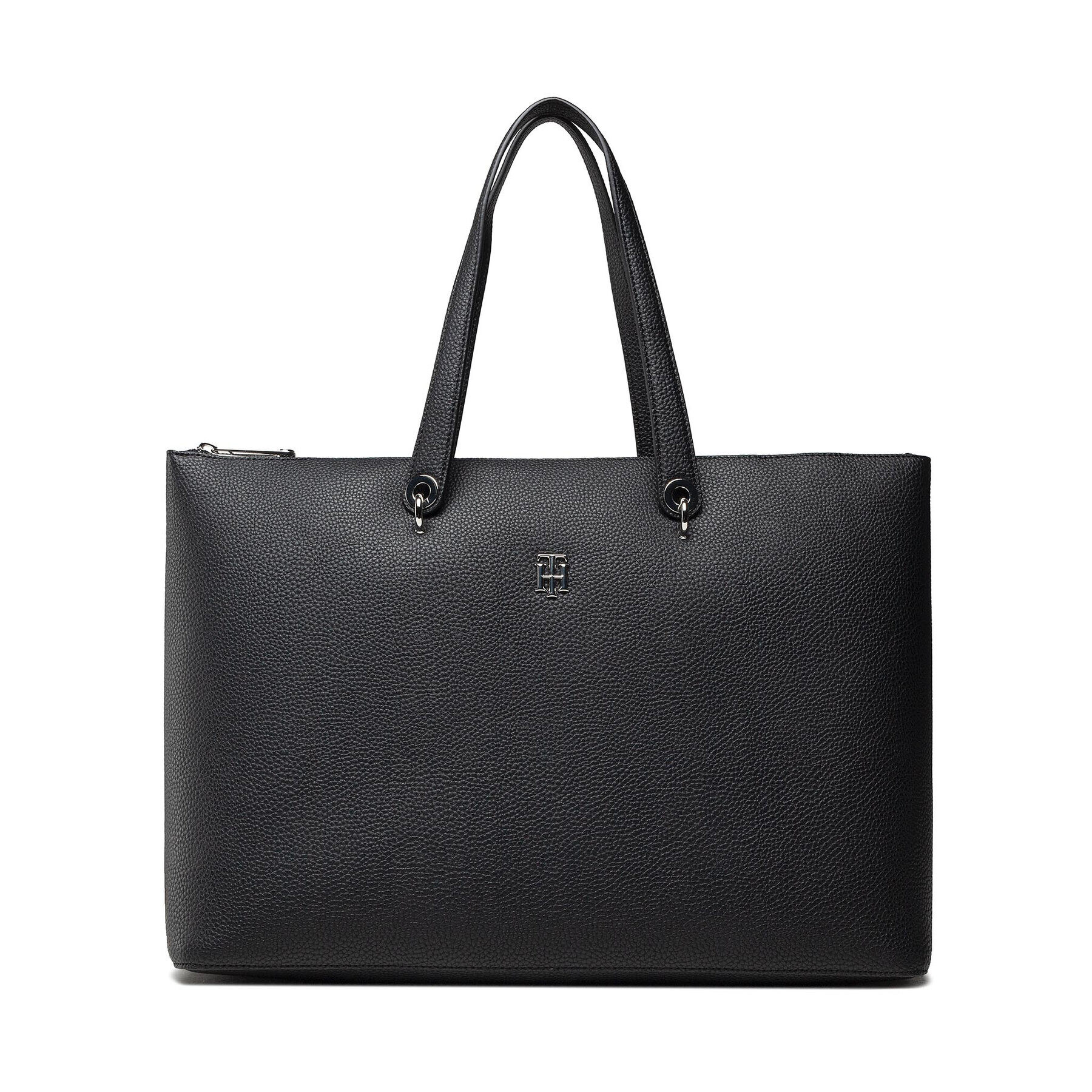 Tommy Hilfiger Дамска чанта Th Element Tote AW0AW10454 Черен - Pepit.bg