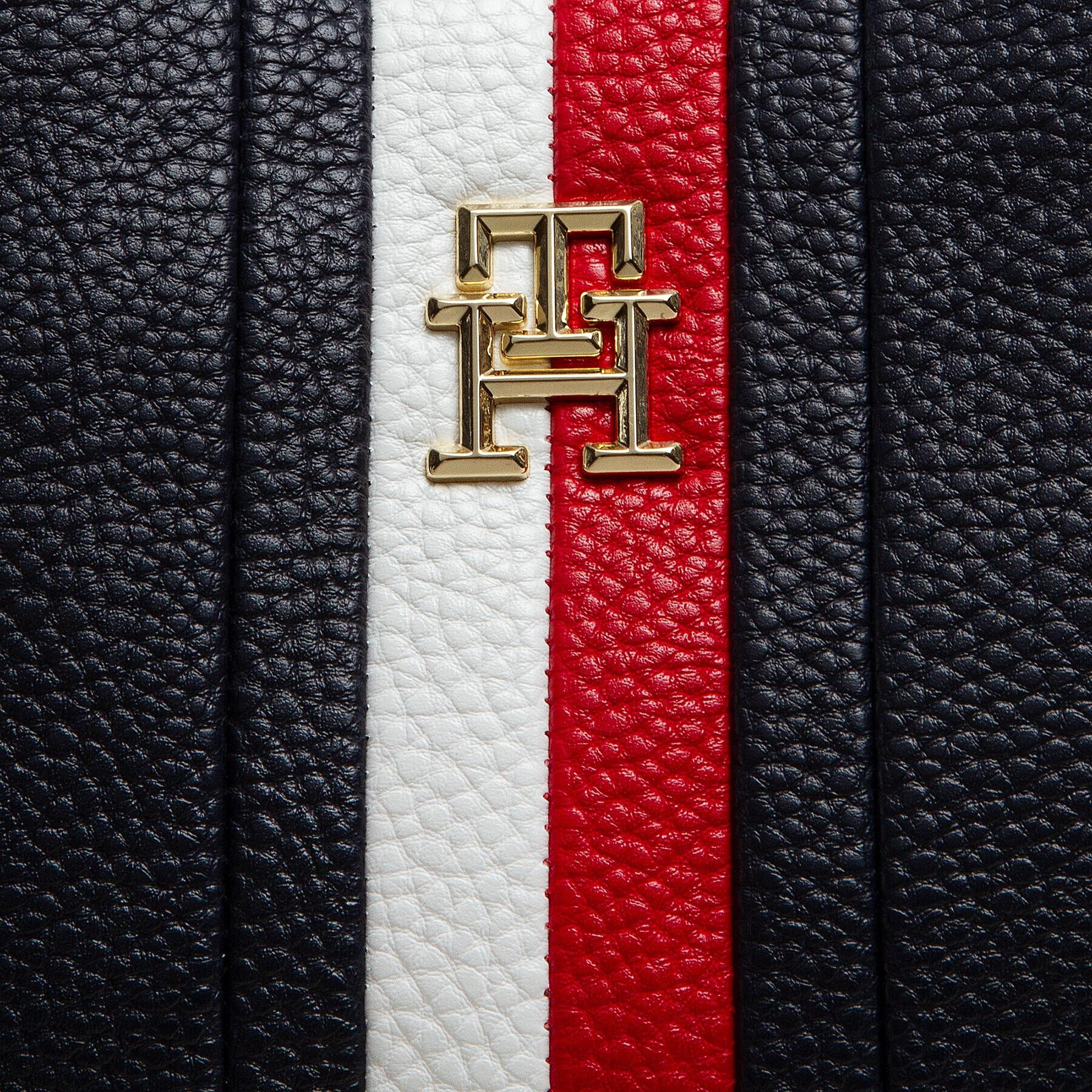 Tommy Hilfiger Дамска чанта Th Emblem Crossover Corp AW0AW14315 Тъмносин - Pepit.bg