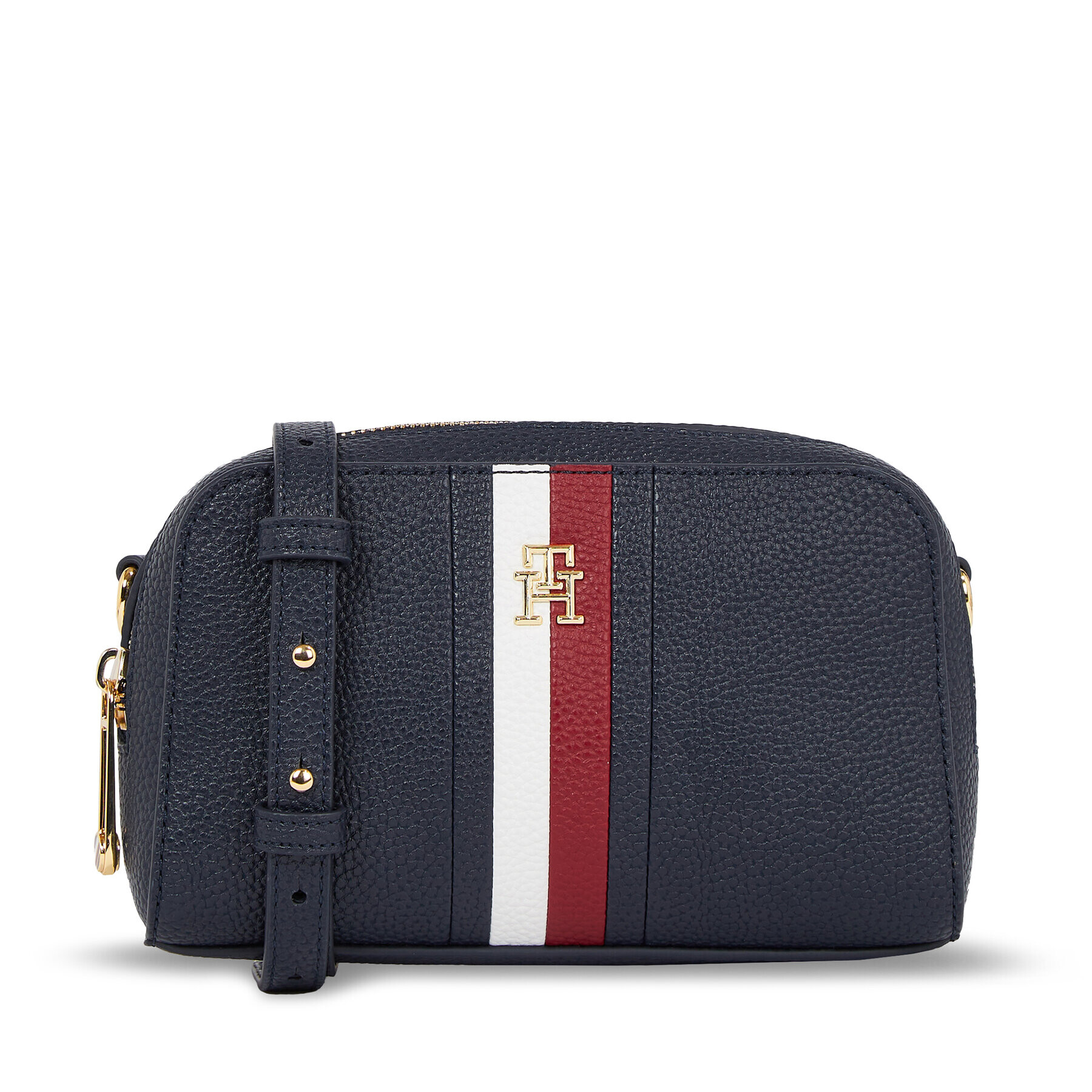 Tommy Hilfiger Дамска чанта Th Emblem Crossover Corp AW0AW15284 Тъмносин - Pepit.bg