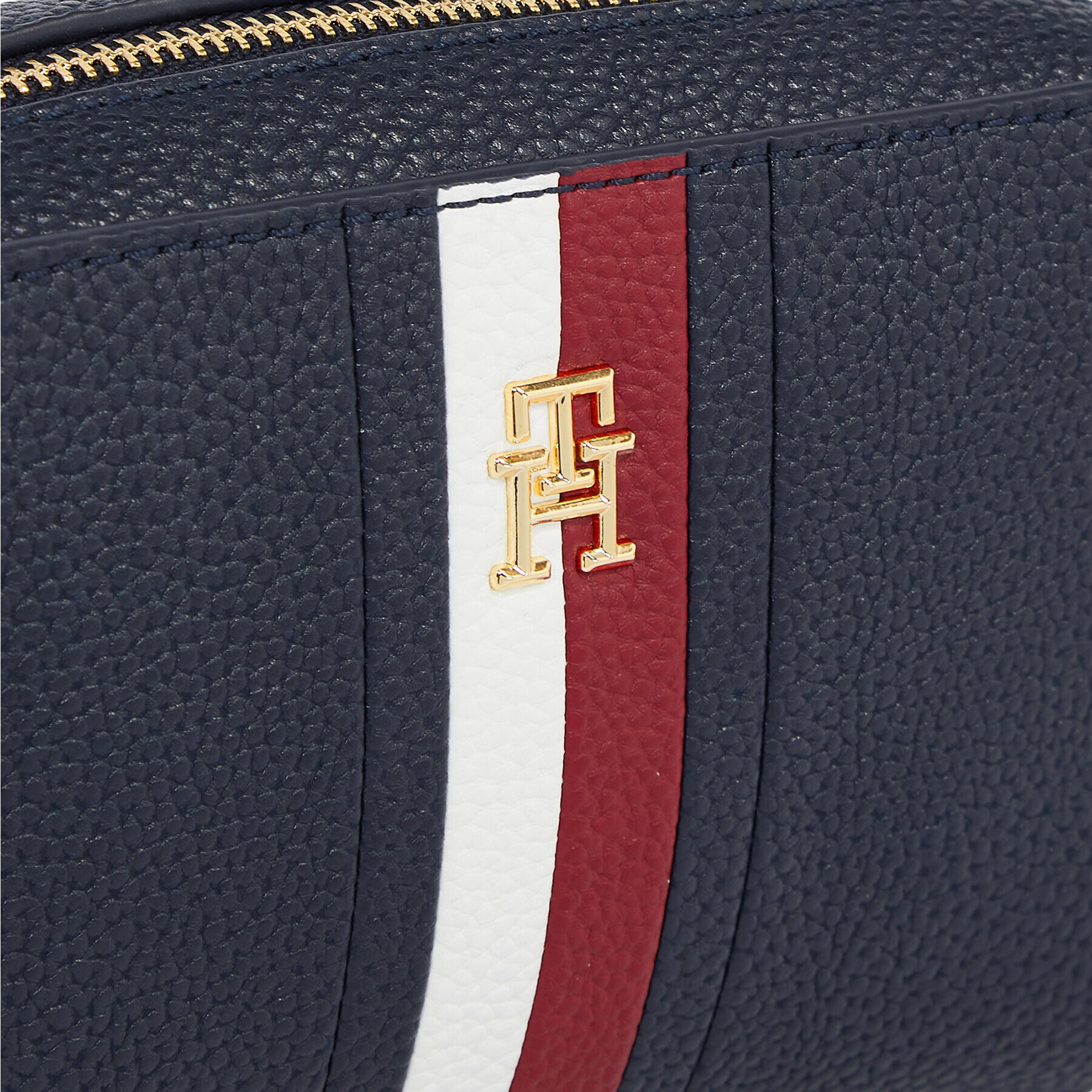 Tommy Hilfiger Дамска чанта Th Emblem Crossover Corp AW0AW15284 Тъмносин - Pepit.bg