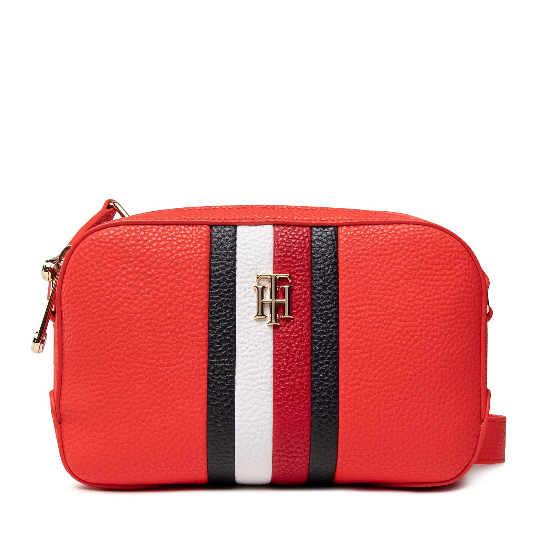 Tommy Hilfiger Дамска чанта Th Essence Camera Bag Corp AW0AW10229 Червен - Pepit.bg