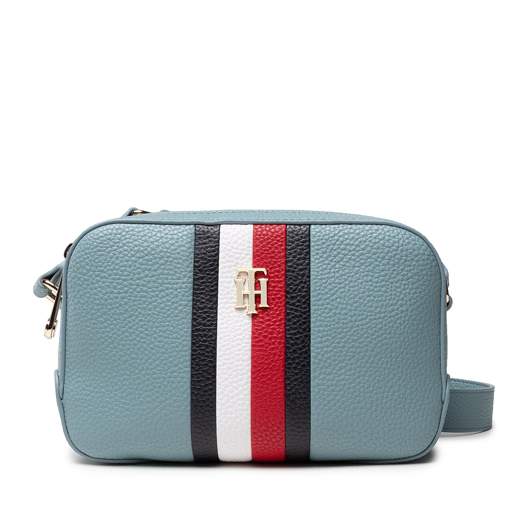 Tommy Hilfiger Дамска чанта Th Essence Camera Bag Corp AW0AW10229 Син - Pepit.bg