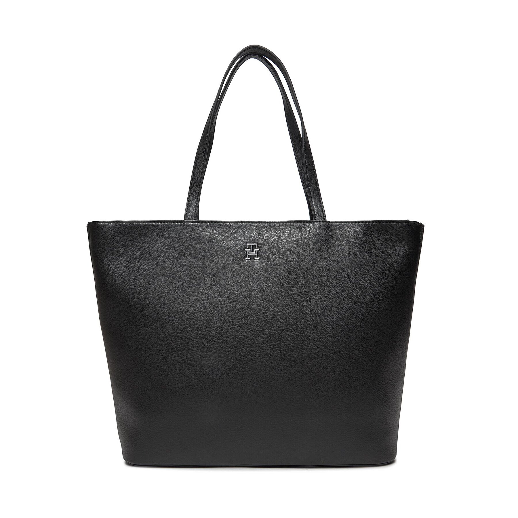 Tommy Hilfiger Дамска чанта Th Essential Sc Tote AW0AW15720 Черен - Pepit.bg