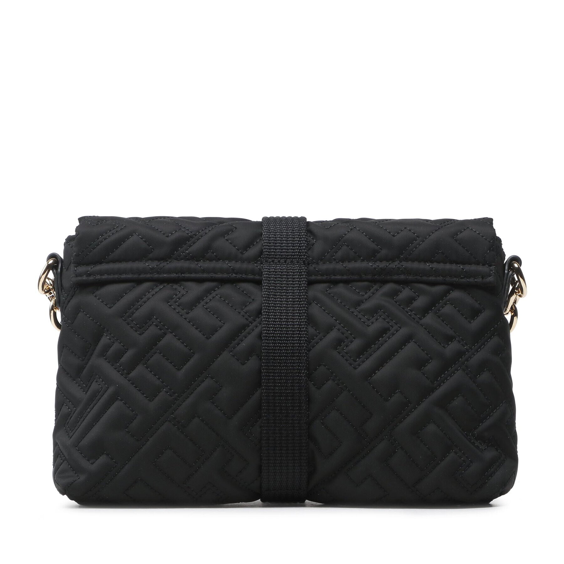 Tommy Hilfiger Дамска чанта Th Flow Flap Crossover AW0AW14500 Черен - Pepit.bg