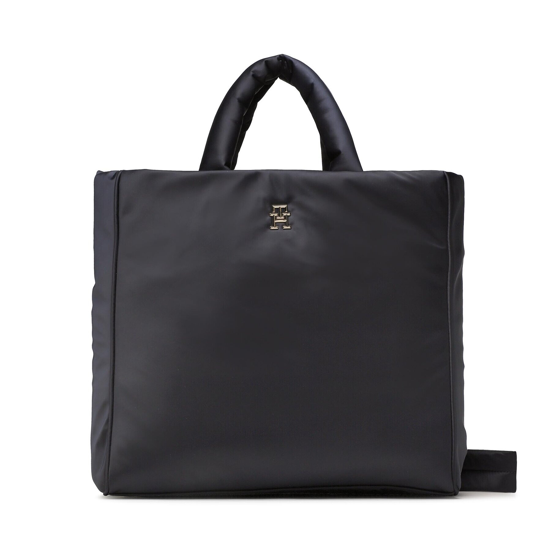 Tommy Hilfiger Дамска чанта Th Flow Tote Solid AW0AW14688 Тъмносин - Pepit.bg