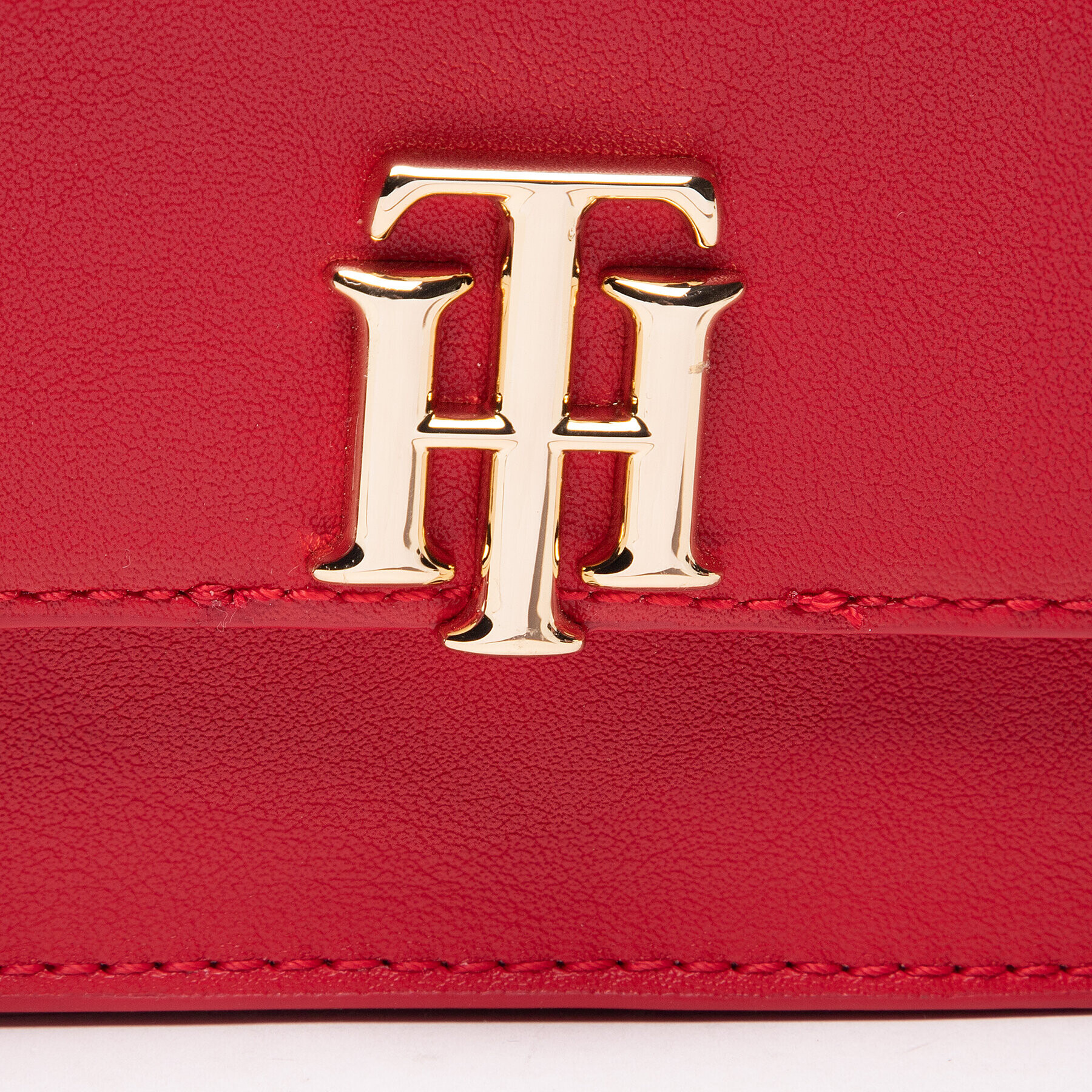 Tommy Hilfiger Дамска чанта Th Lock Mini Crossover AW0AW10931 Червен - Pepit.bg