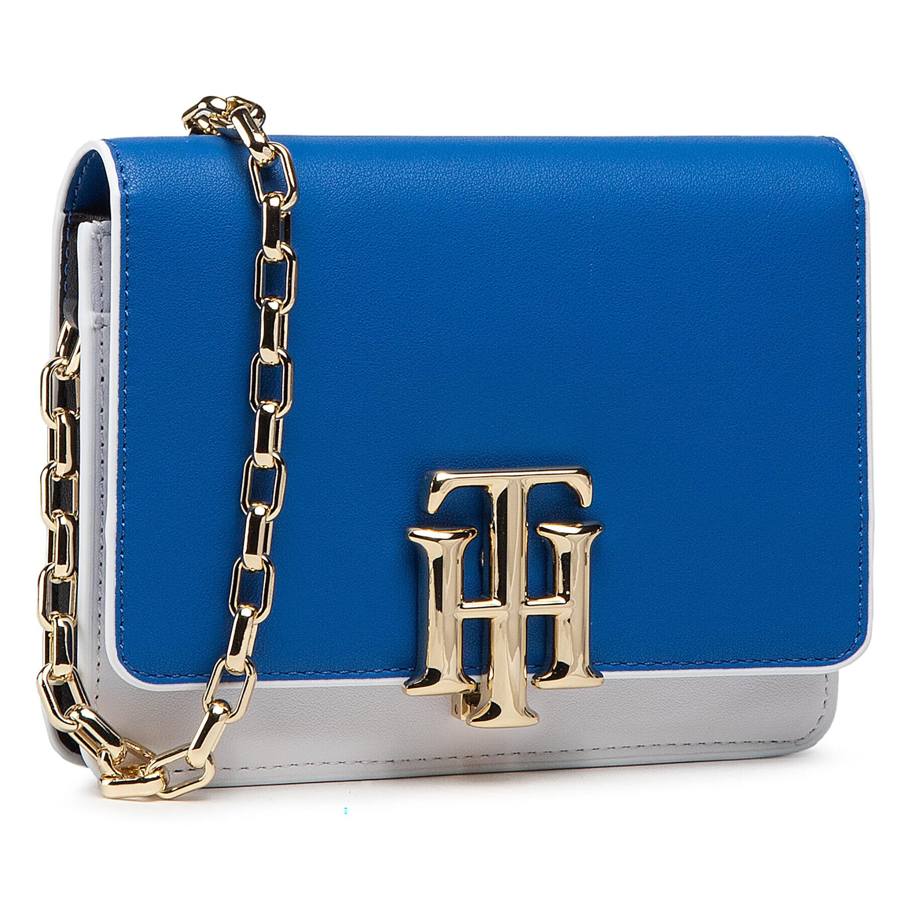 Tommy Hilfiger Дамска чанта Th Lock Mini Crossover Cb AW0AW09654 Син - Pepit.bg