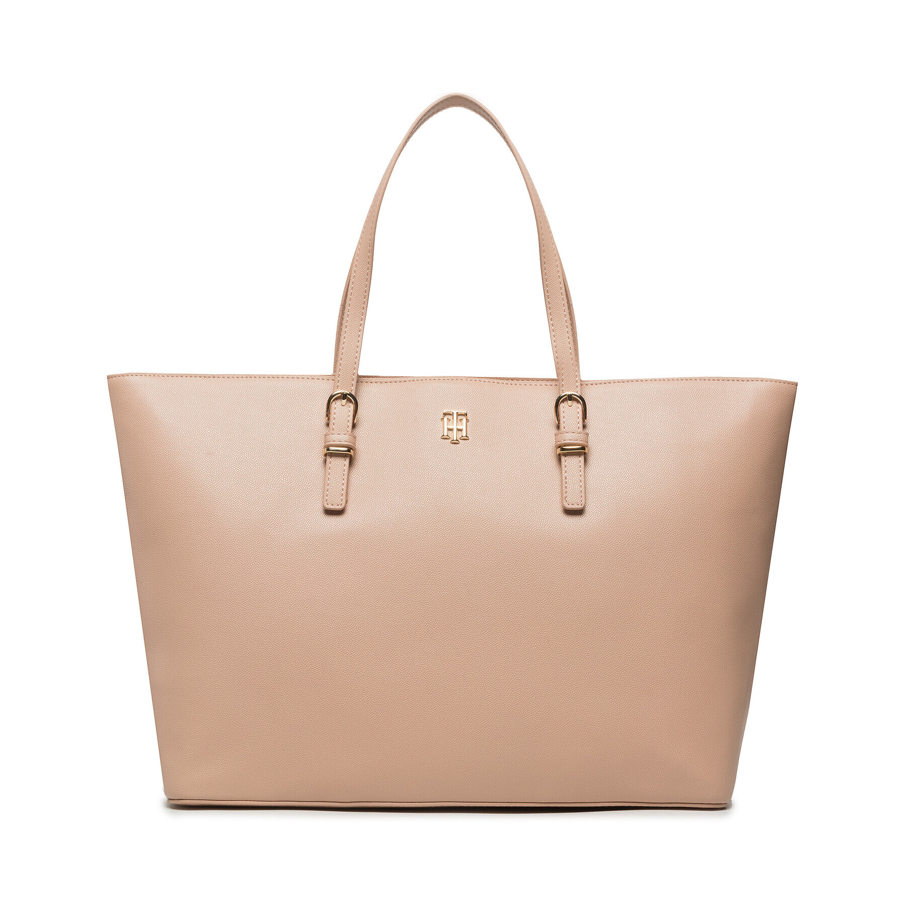 Tommy Hilfiger Дамска чанта Th Timeless Med Tote AW0AW11329 Бежов - Pepit.bg