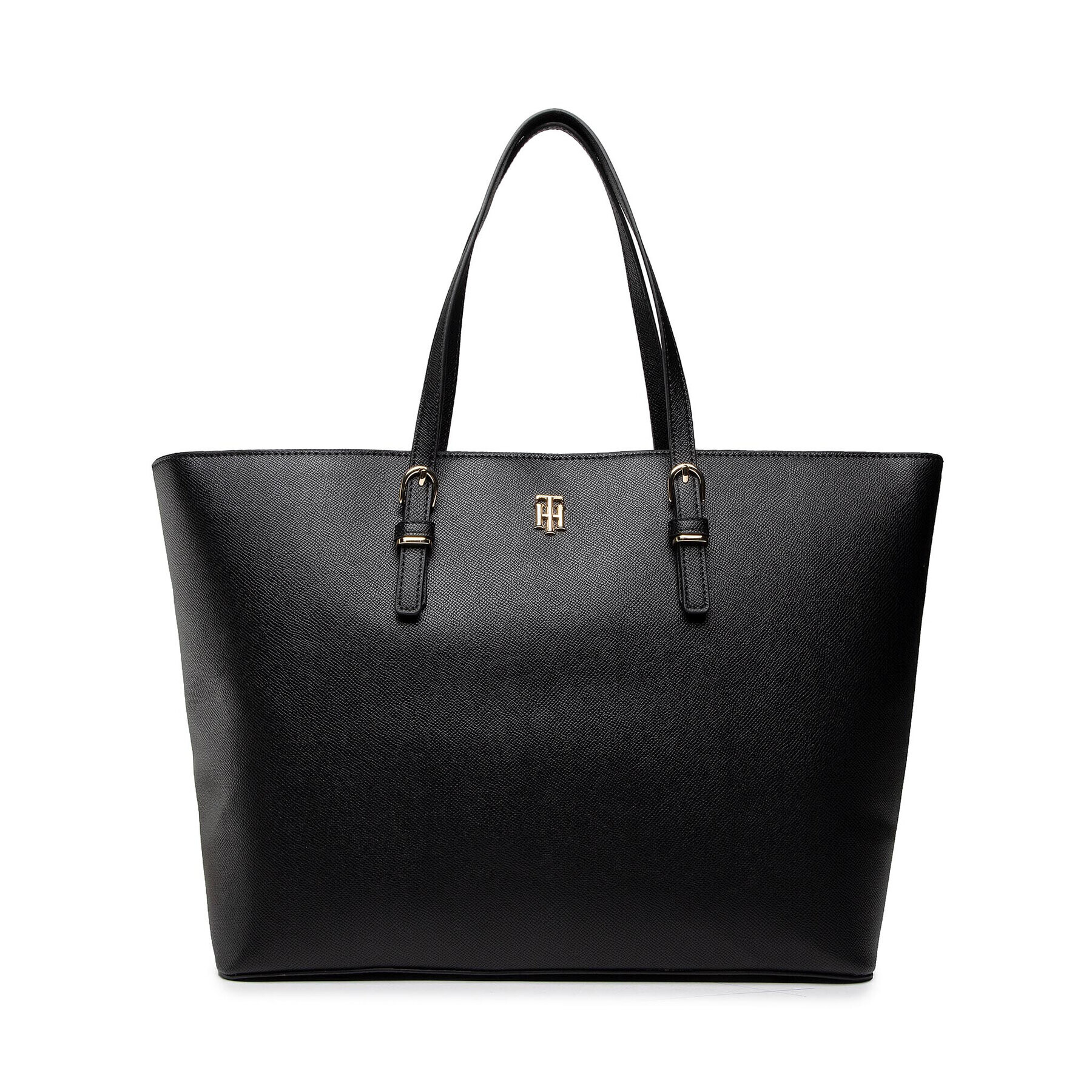 Tommy Hilfiger Дамска чанта Th Timeless Med Tote AW0AW13980 Черен - Pepit.bg