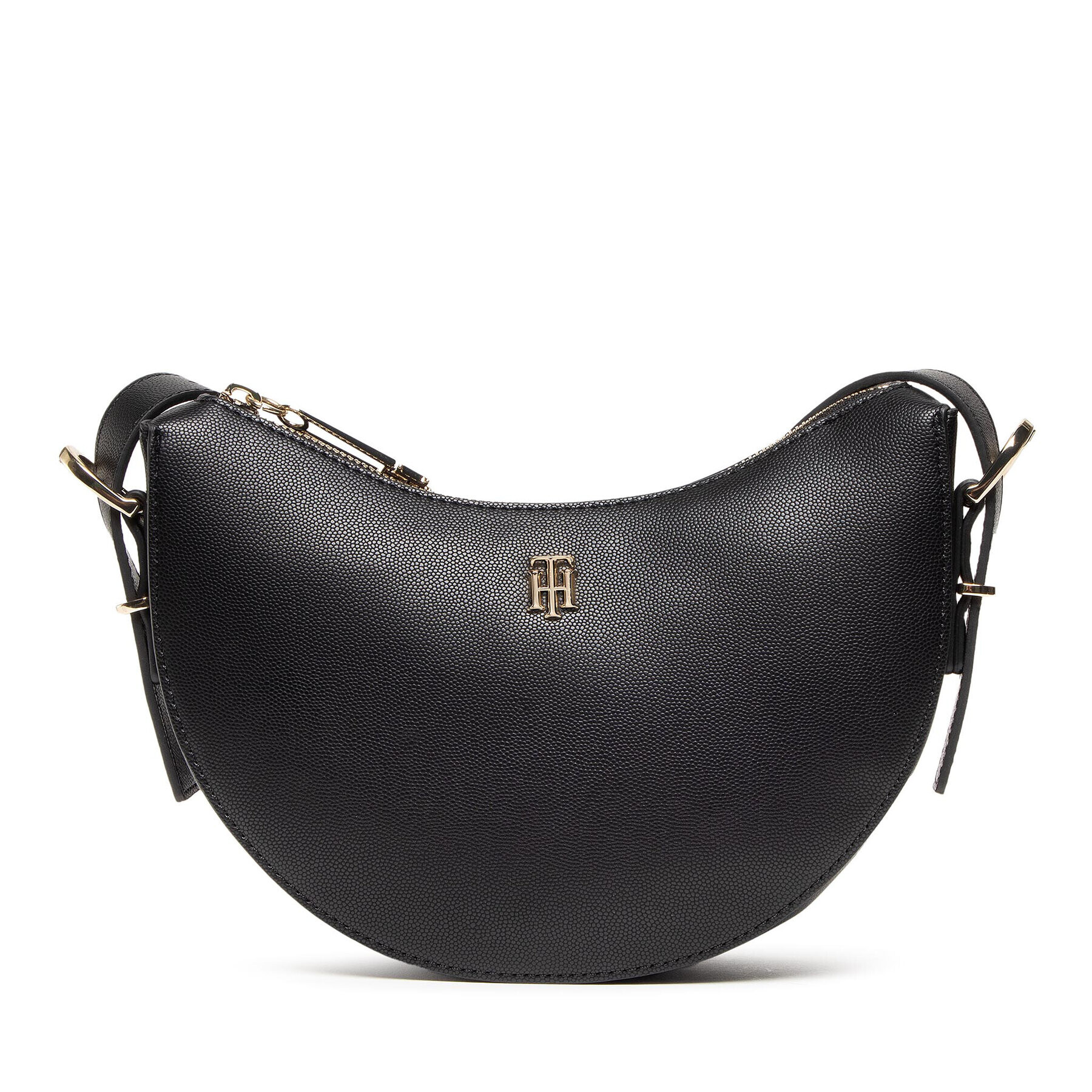 Tommy Hilfiger Дамска чанта Th Timeless Shoulder Bag AW0AW13164 Черен - Pepit.bg