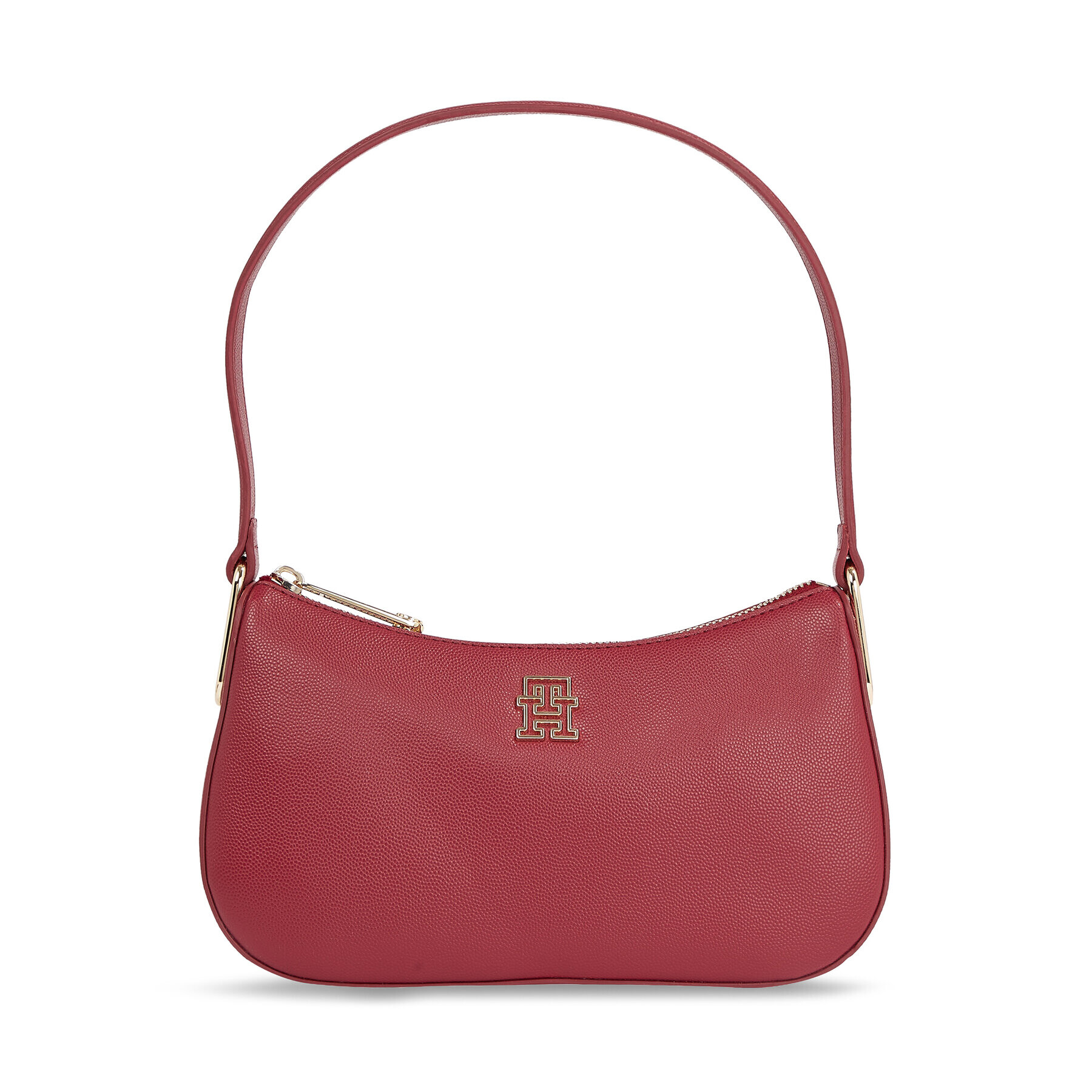 Tommy Hilfiger Дамска чанта Th Timeless Shoulder Bag AW0AW15239 Червен - Pepit.bg