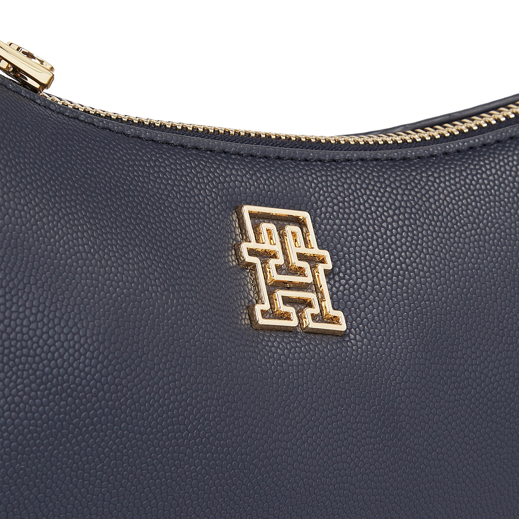 Tommy Hilfiger Дамска чанта Th Timeless Shoulder Bag AW0AW15239 Тъмносин - Pepit.bg