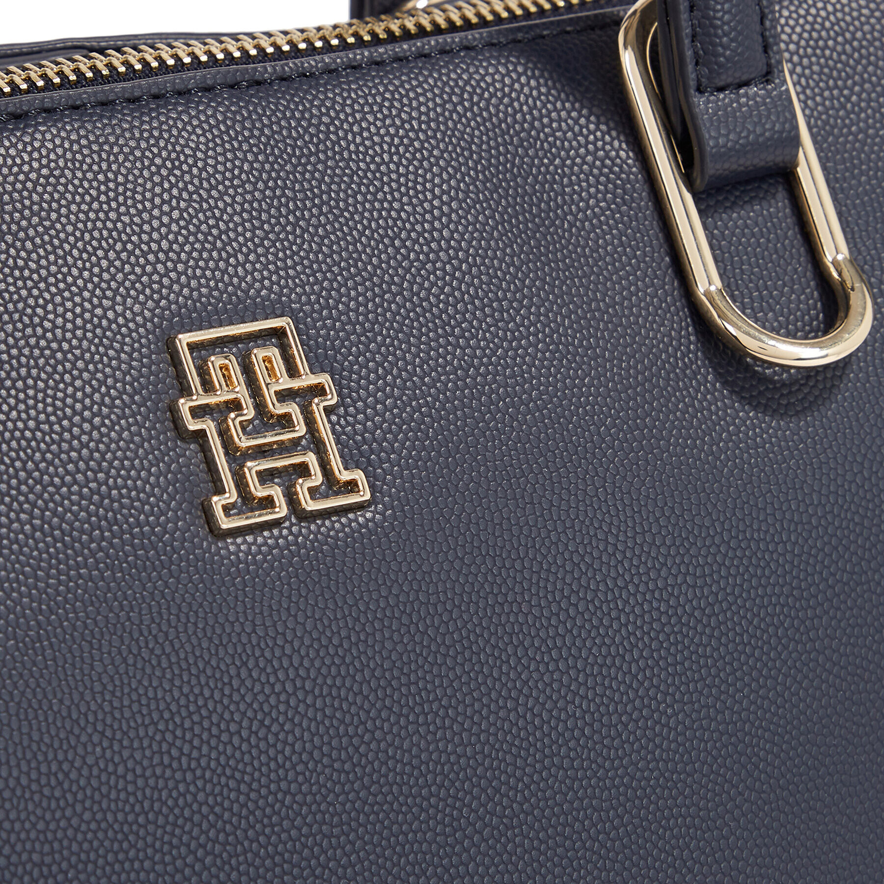 Tommy Hilfiger Дамска чанта Th Timeless Workbag AW0AW15242 Тъмносин - Pepit.bg