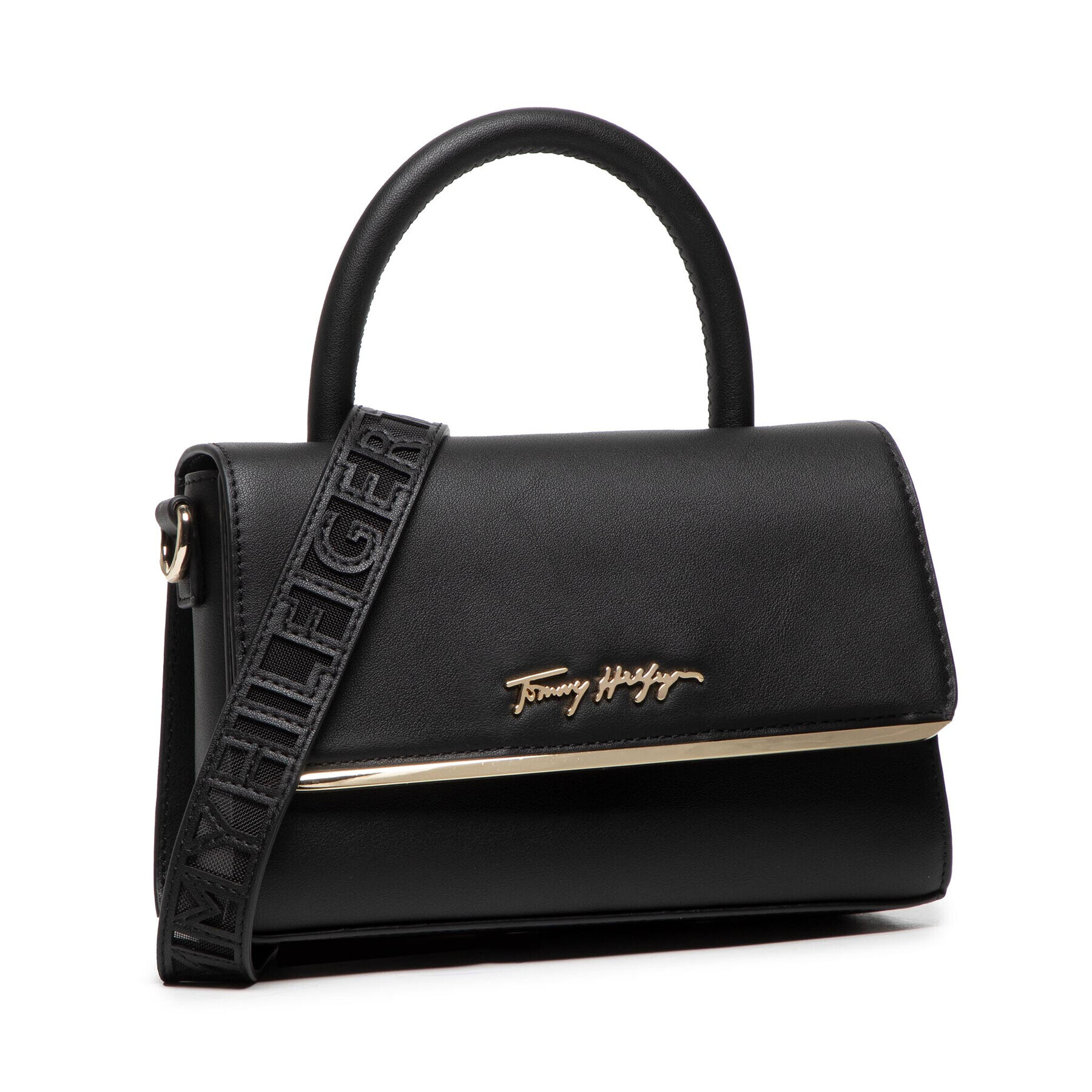 Tommy Hilfiger Дамска чанта Tommy Modern Bar Bag AW0AW10920 Черен - Pepit.bg