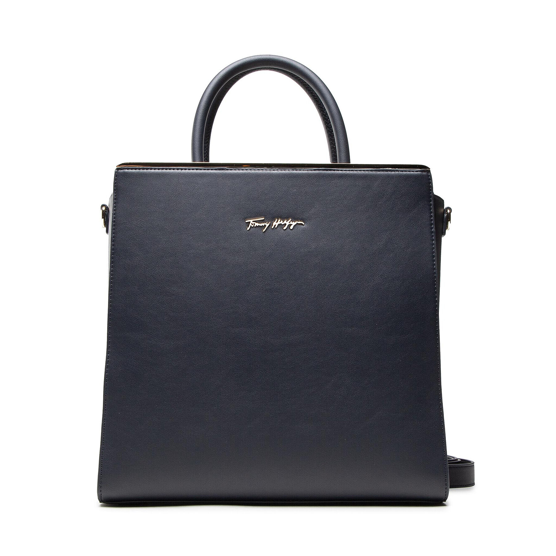 Tommy Hilfiger Дамска чанта Tommy Modern Tote AW0AW11109 Тъмносин - Pepit.bg