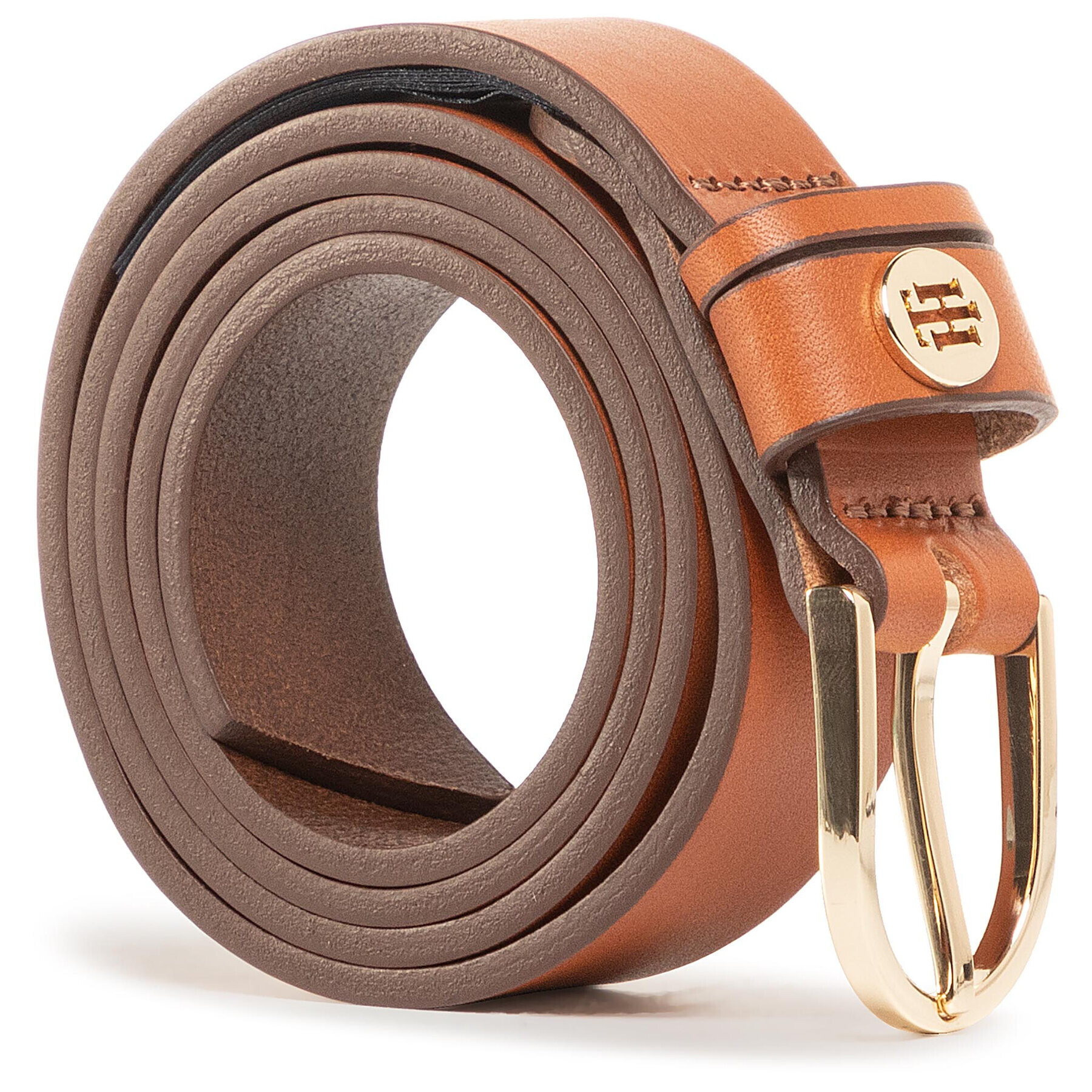 Tommy Hilfiger Дамски колан Classic Belt 2.5 AW0AW08542 Кафяв - Pepit.bg