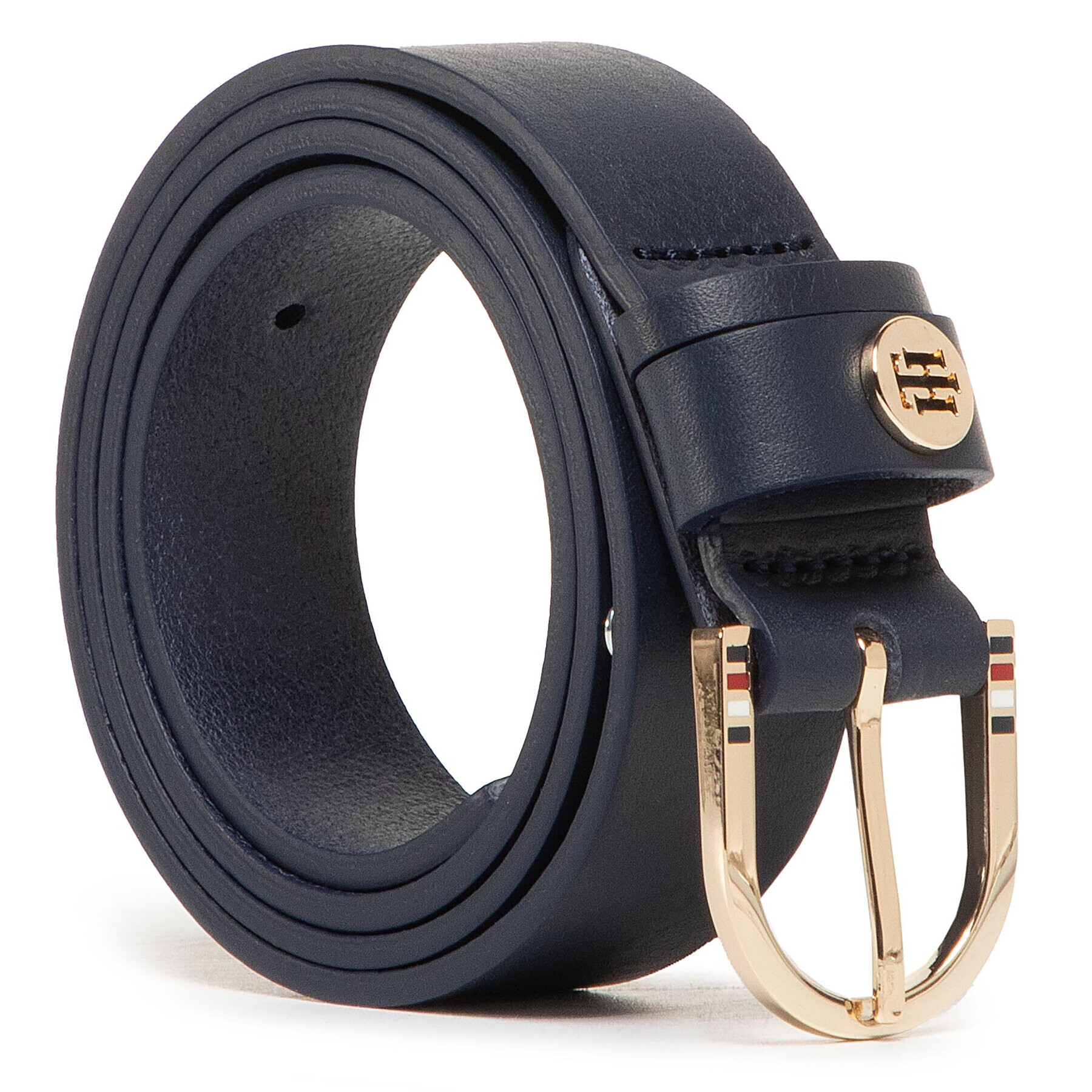 Tommy Hilfiger Дамски колан Classic Belt 2.5 AW0AW08927 Тъмносин - Pepit.bg