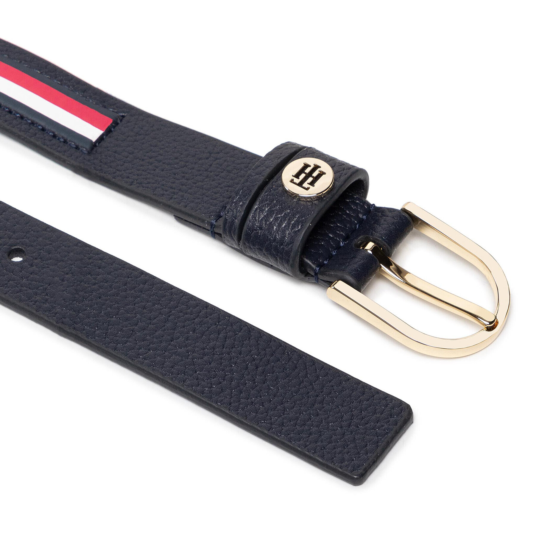 Tommy Hilfiger Дамски колан Classic Belt 2.5 Corp AW0AW11145 Тъмносин - Pepit.bg